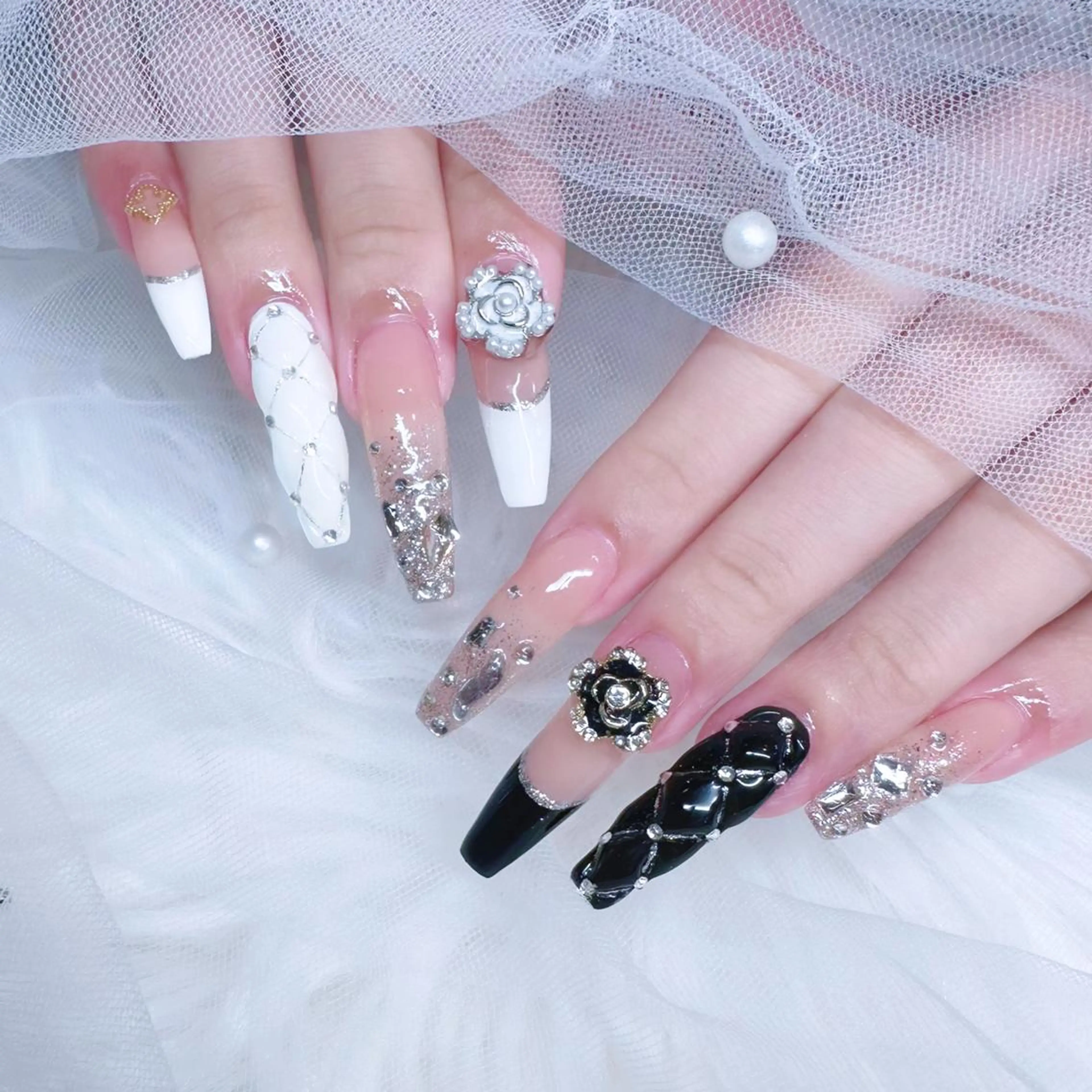 オフある方《チップスカルプ》持込みデザイン10本 平日¥19000 土日祝￥19500※チップスカルプオフ他店￥3300の写真