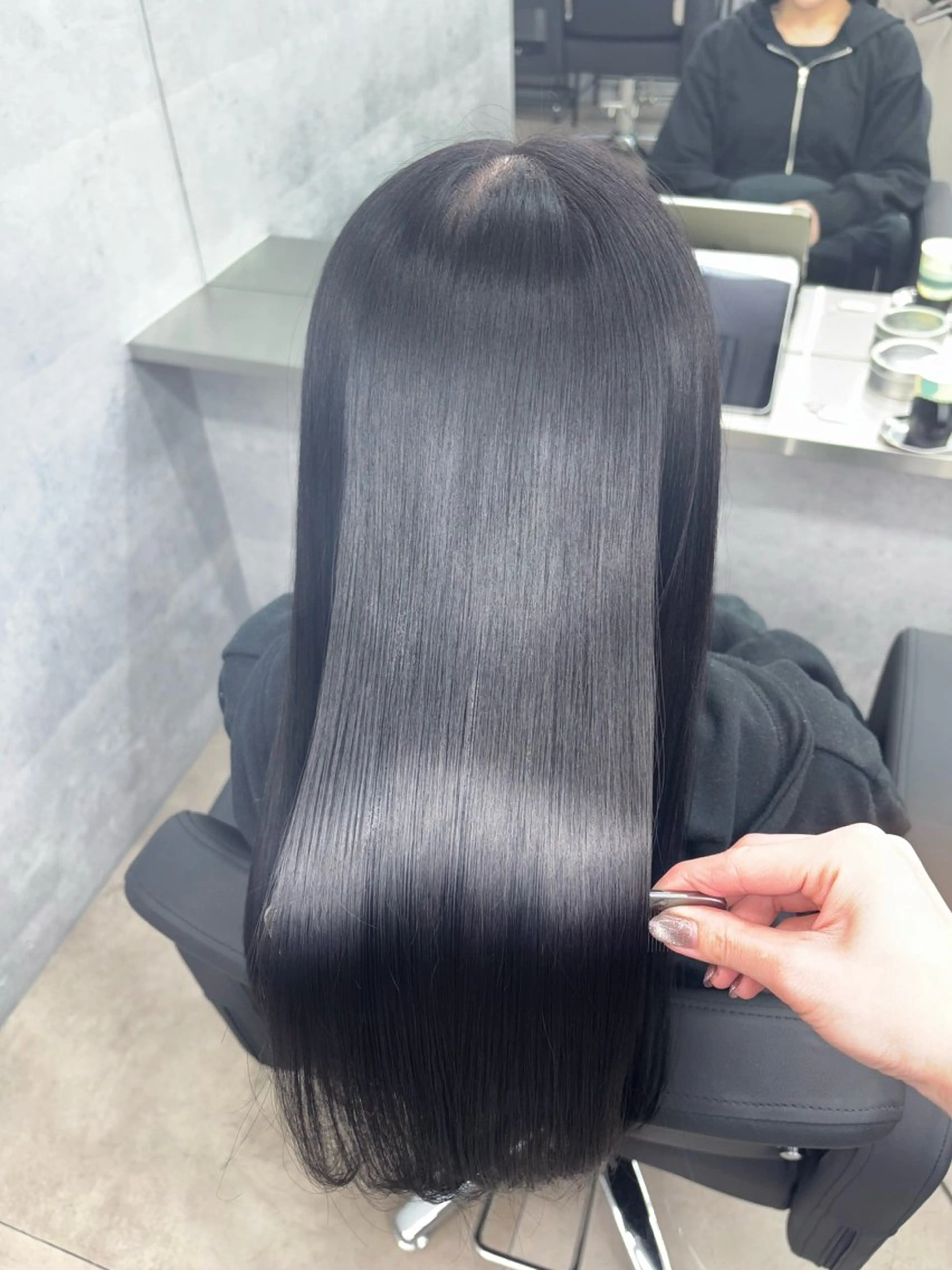 ロング カラー 髪質改善/韓国 ﾚｲﾔｰ/店長/原島のヘアスタイル