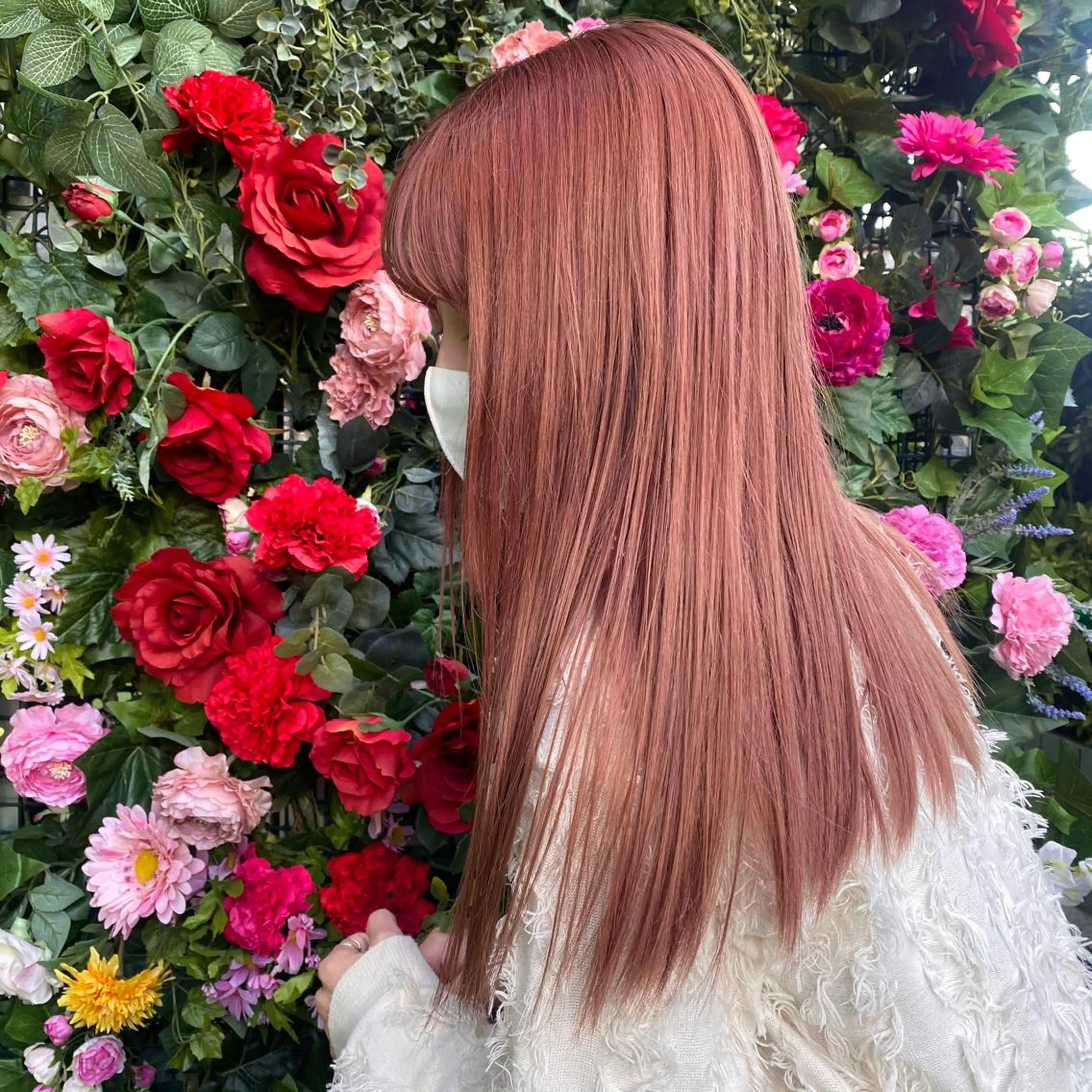 セミロング ヘアカラー トリートメント MAKI🦋 GRANDE Lyのヘアスタイル