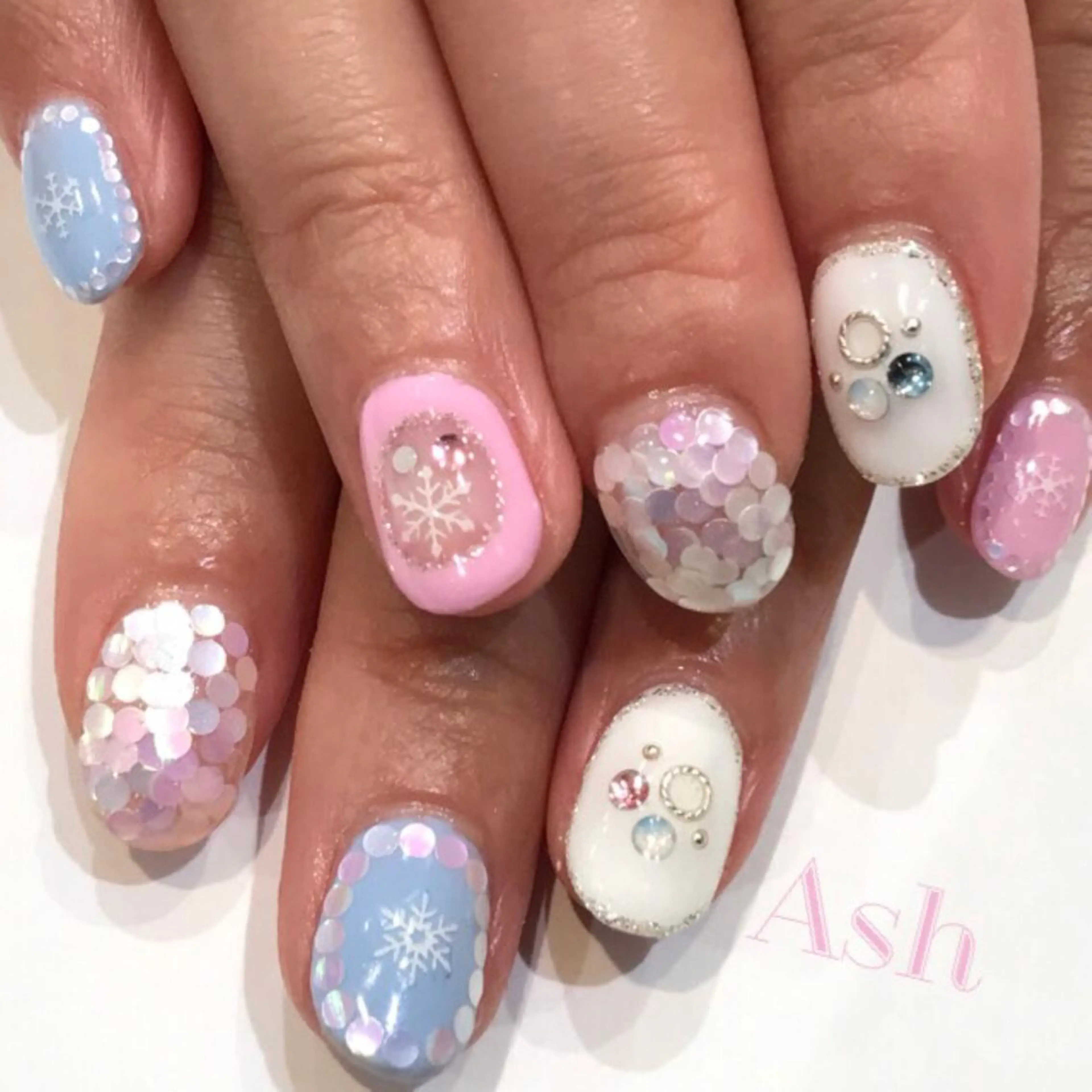 ネイル ワンカラーネイル 🩵NORIKO 上品ネイルが得意🩵のネイルデザイン