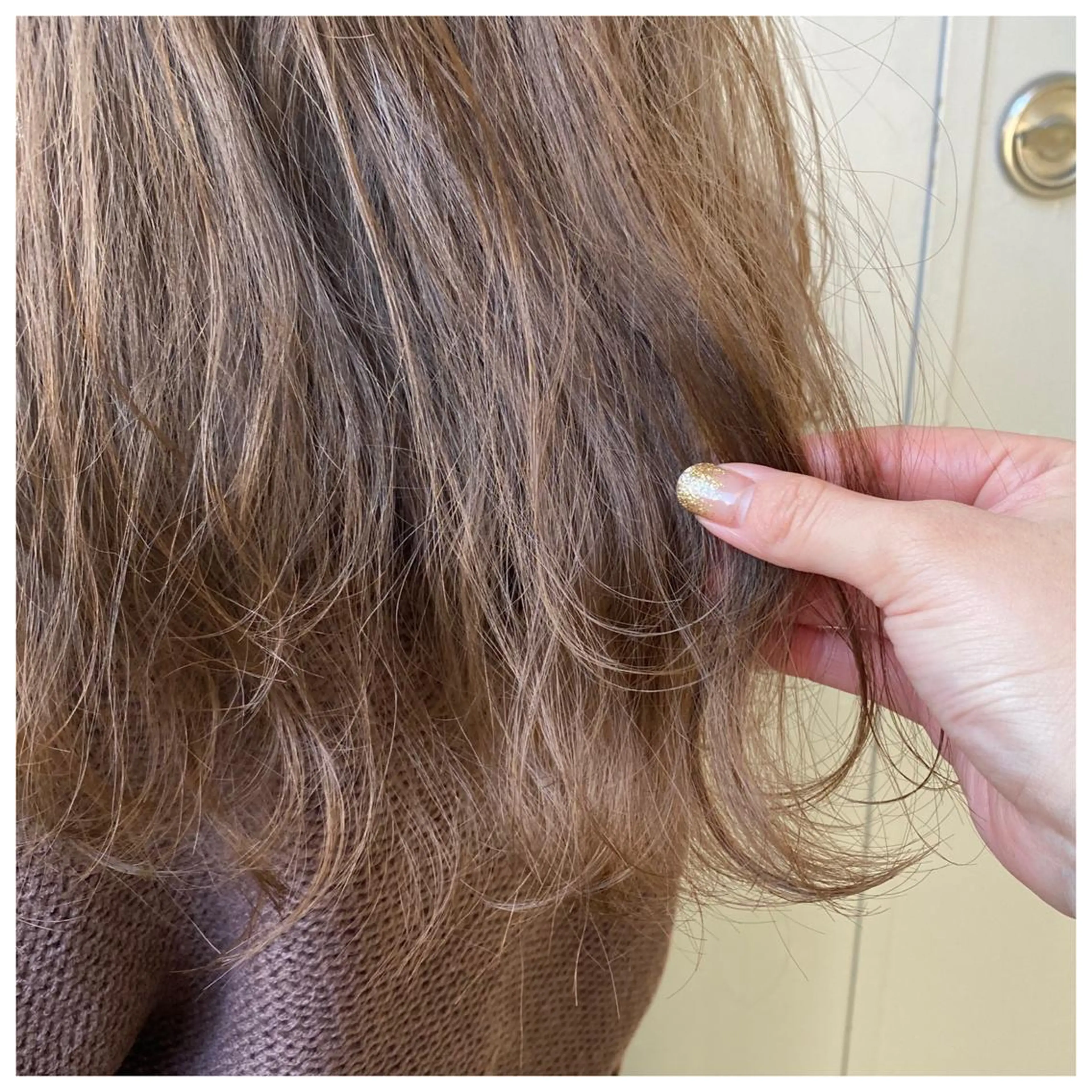 ミディアム カラー ヘアアレンジ 赤味消し.髪質改善 🌿𝘠𝘜𝘙𝘐のヘアスタイル