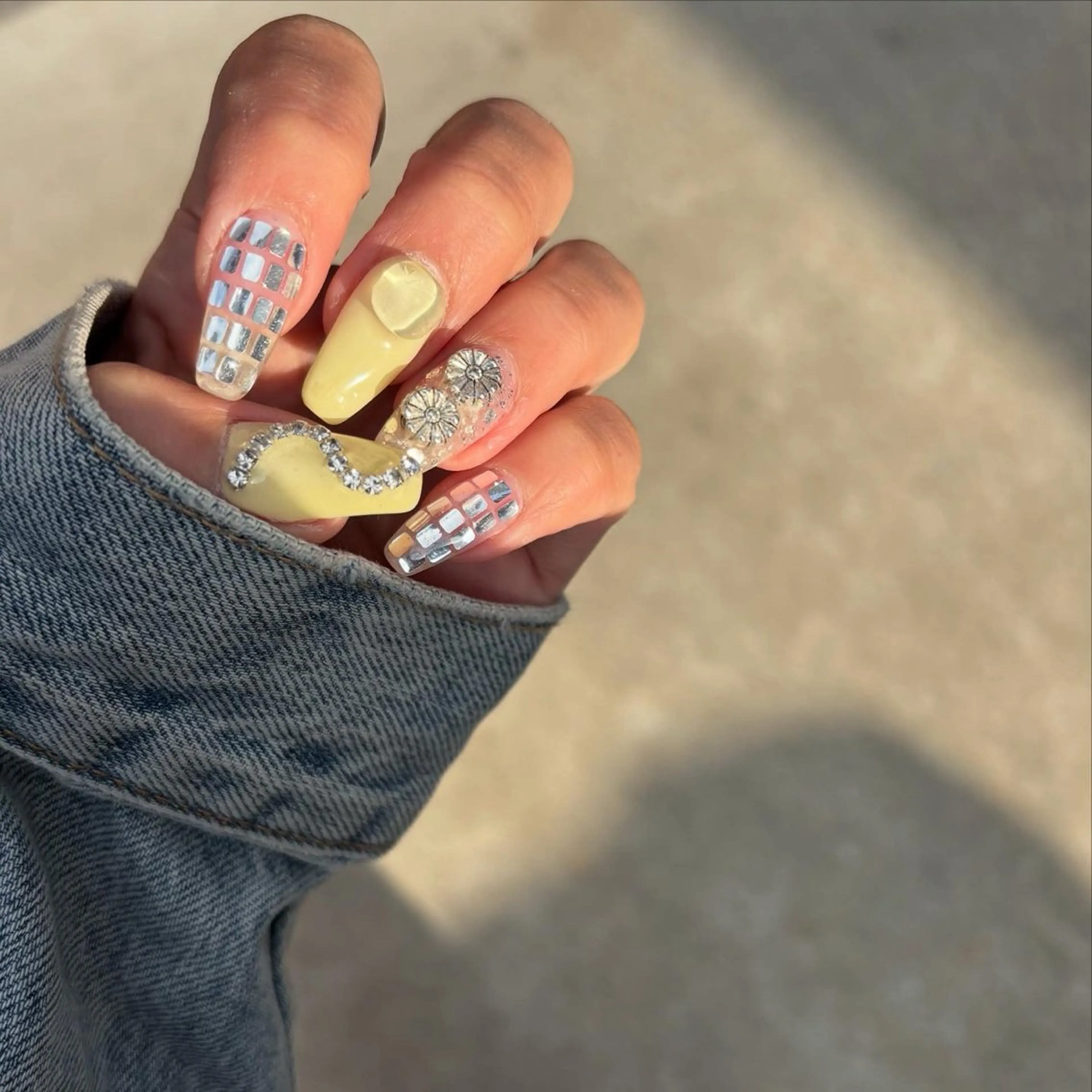 ネイル ハンドネイル Sea  nail by emaのネイルデザイン