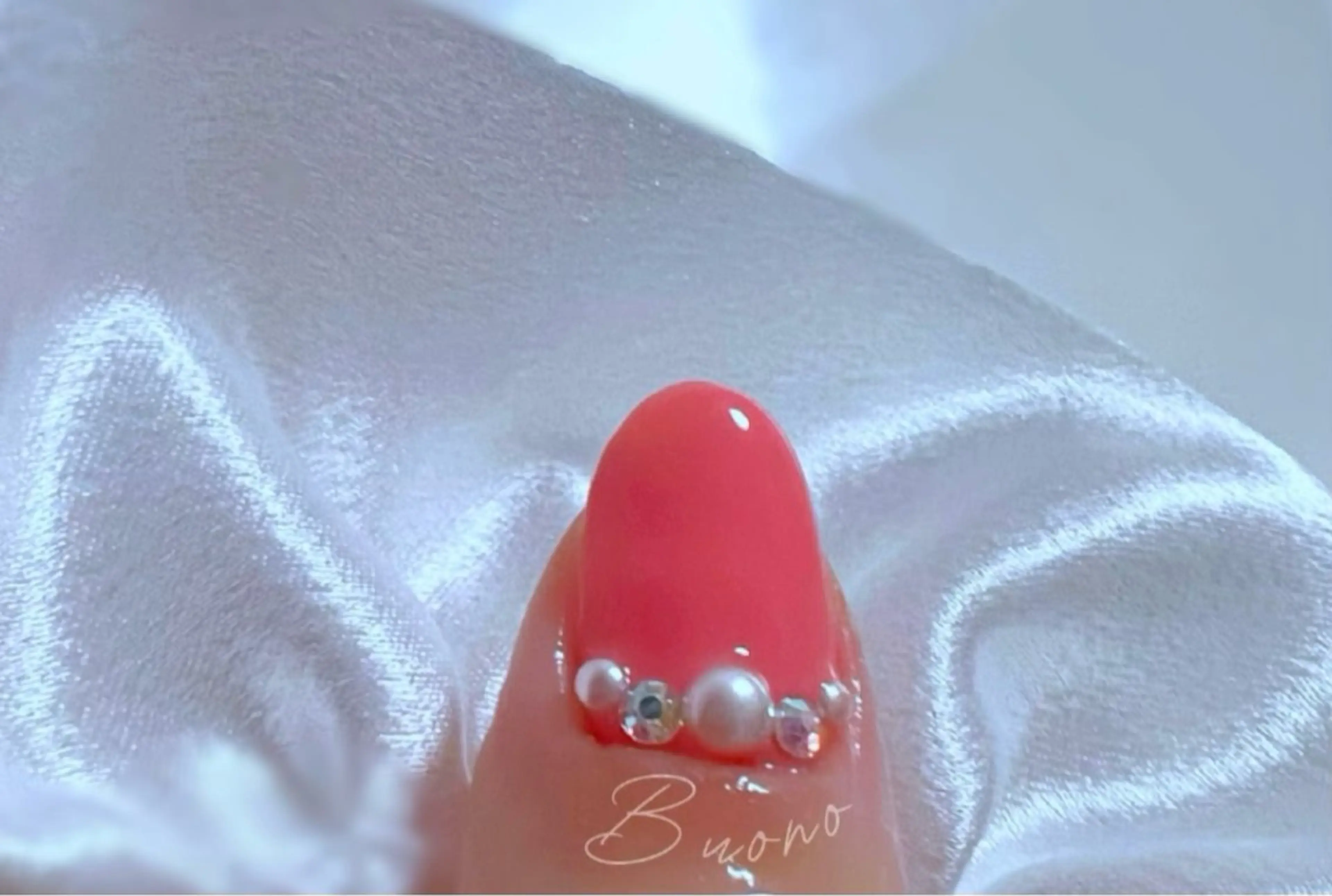 ネイル ワンカラーネイル ピンク ネイルモデルさん募集 /代々木駅5分のネイルデザイン