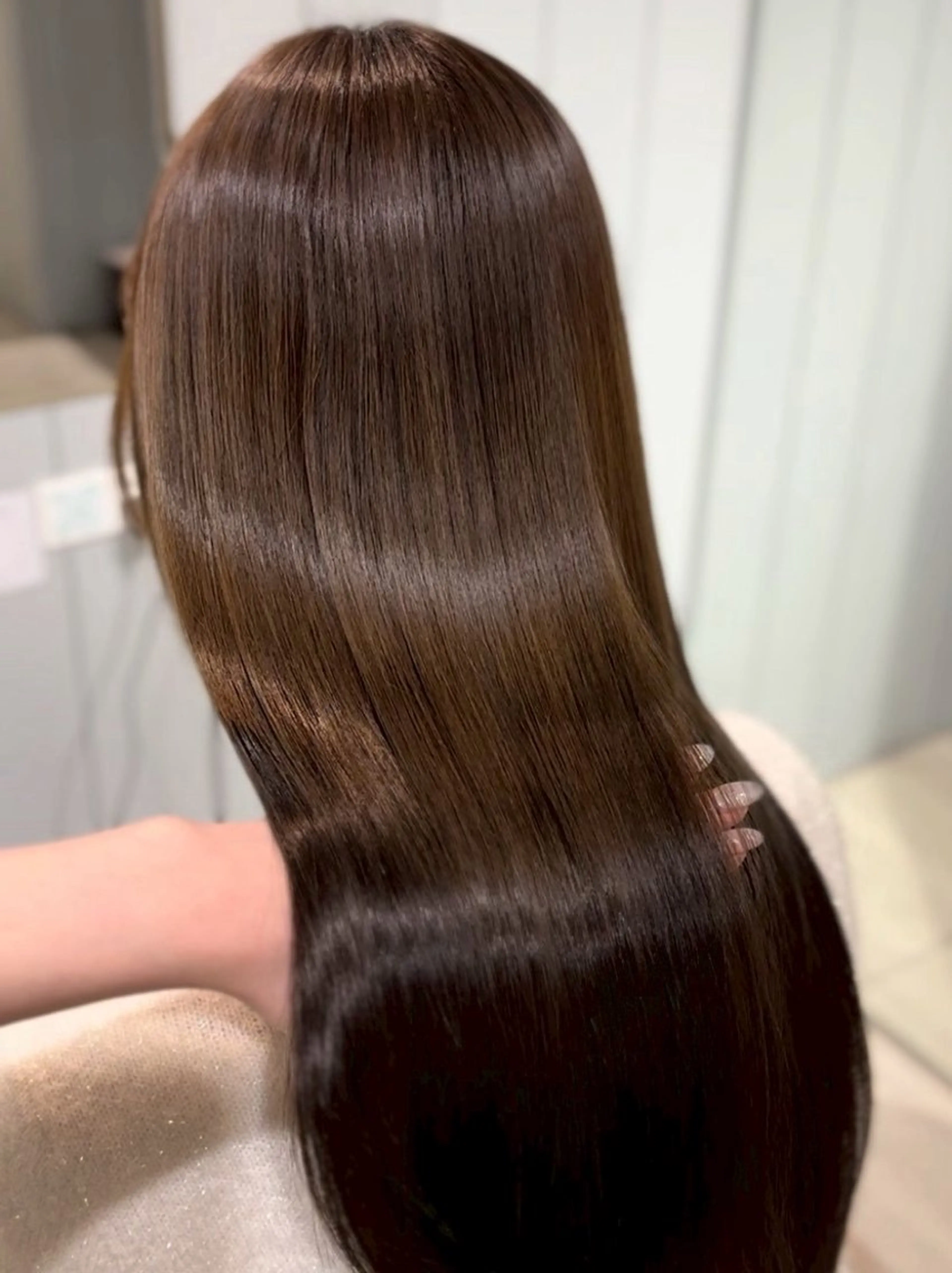 ミディアム カラー 卒業式のヘアスタイル 縮毛矯正 カット ヘアカラー 縮毛矯正 美髪縮毛矯正/髪質 改善/Lecielのヘアスタイル