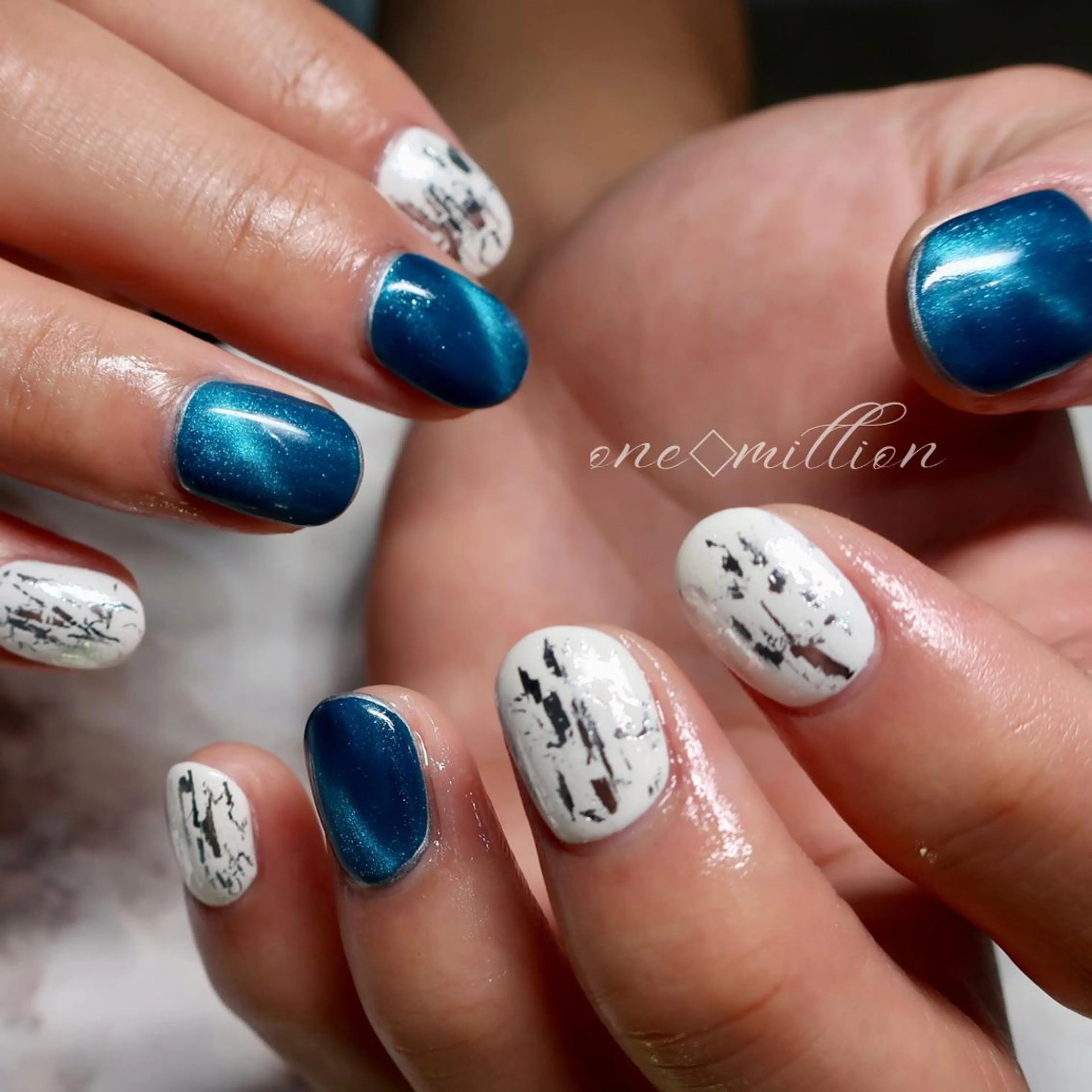 メンズ ネイル nail salon ワンミリオンのネイルデザイン