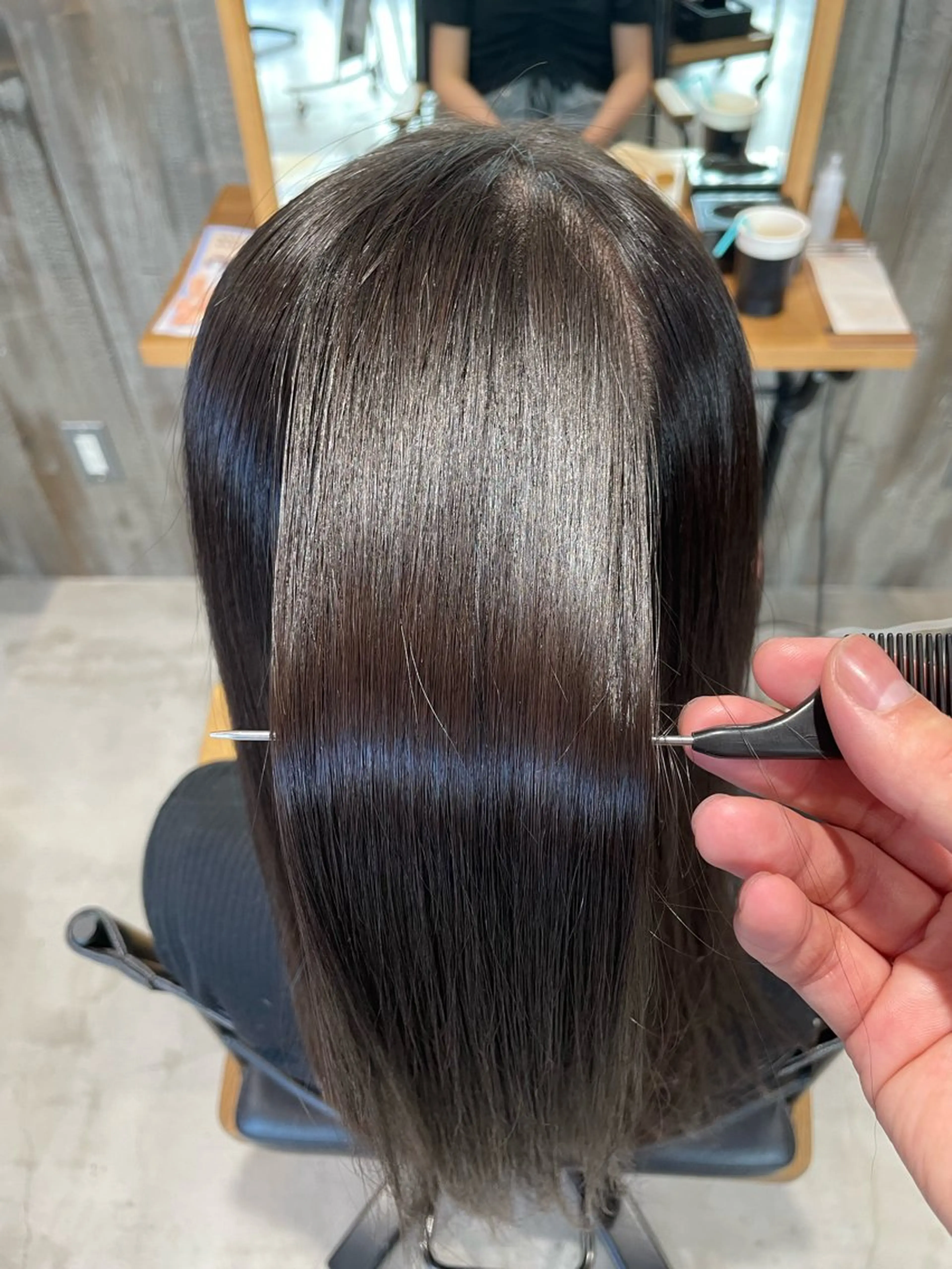 ロング 縮毛矯正 三好 祐希 #似合わせ#髪質改善のヘアスタイル