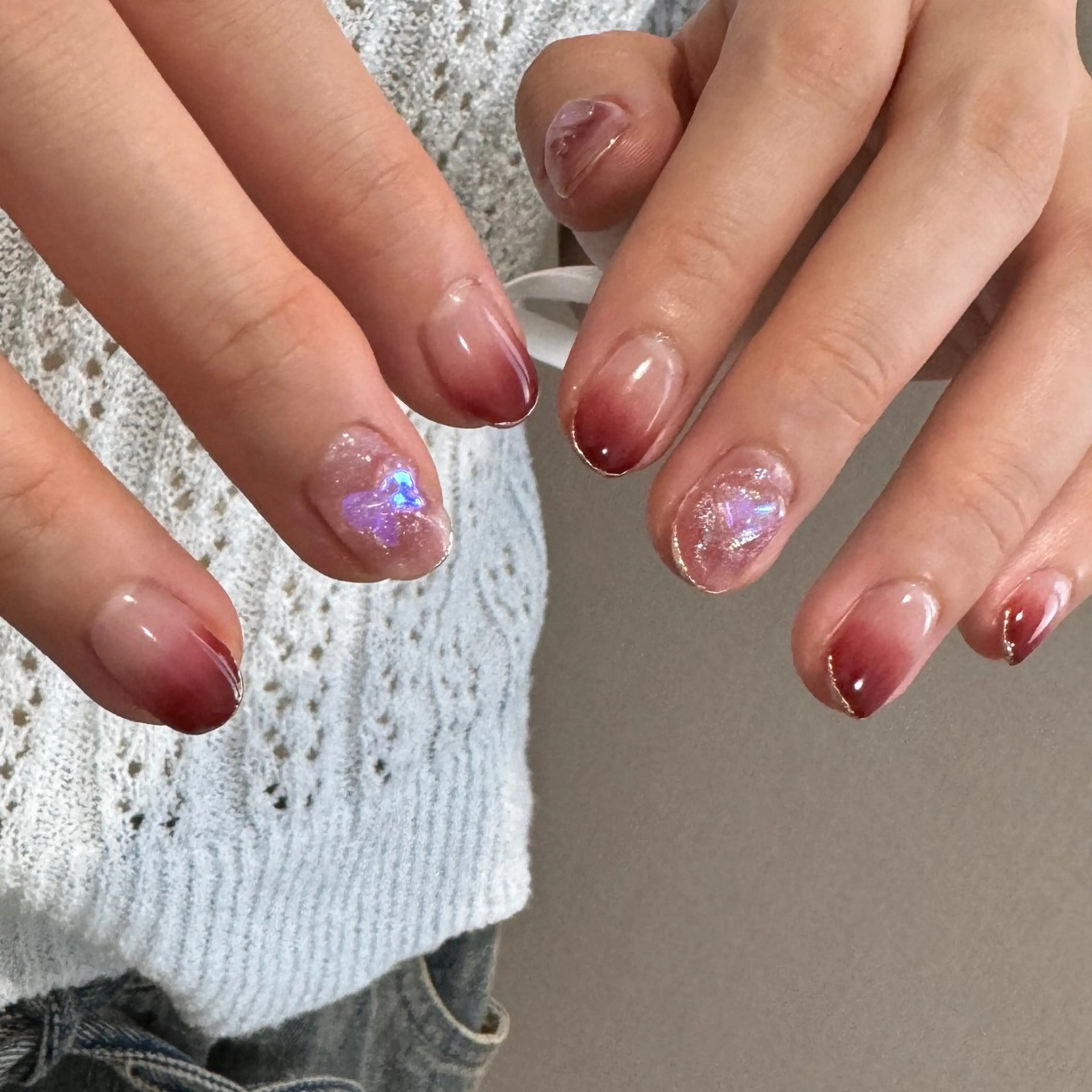 ネイル ハンドネイル pointillé .ayaのネイルデザイン