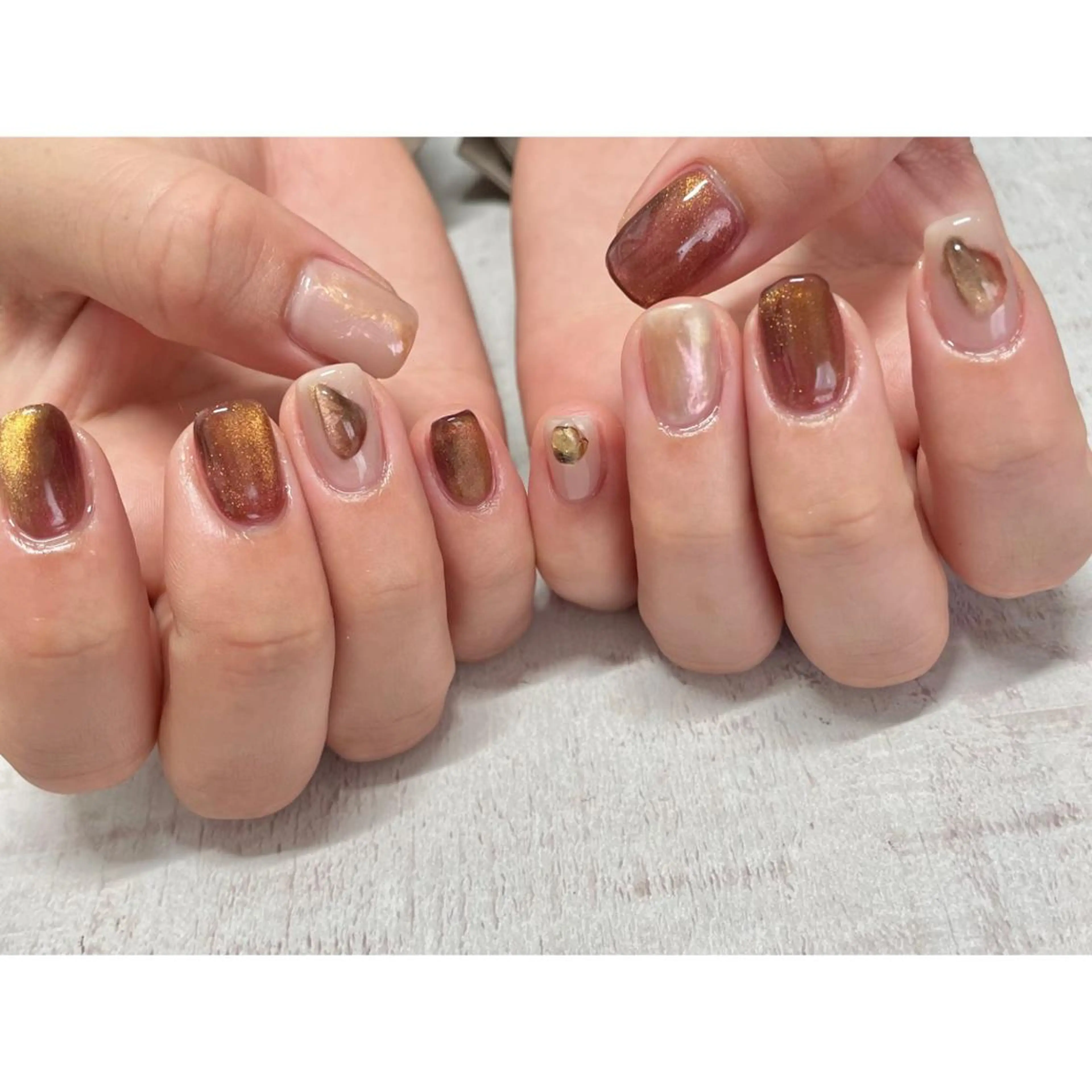 ネイル 𖡼 yumenoのネイルデザイン