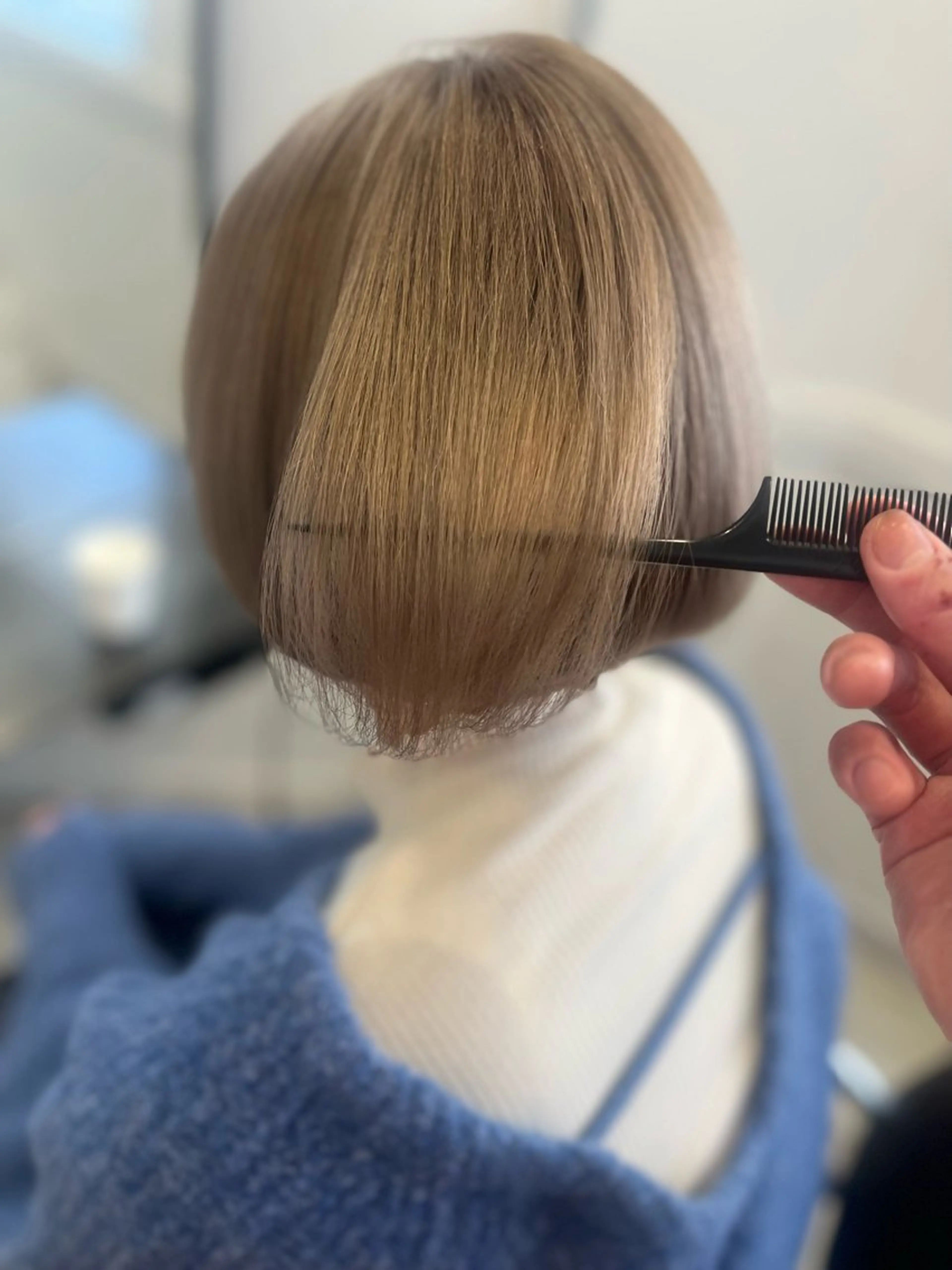 ミディアム カラー ブリーチ 透明感カラー ブリーチなしカラー 髪質改善 トリートメント ヘアカラー トリートメント Go   Today シェアサロン　横浜店所属・【ただの天才 🎨】のヘアスタイル