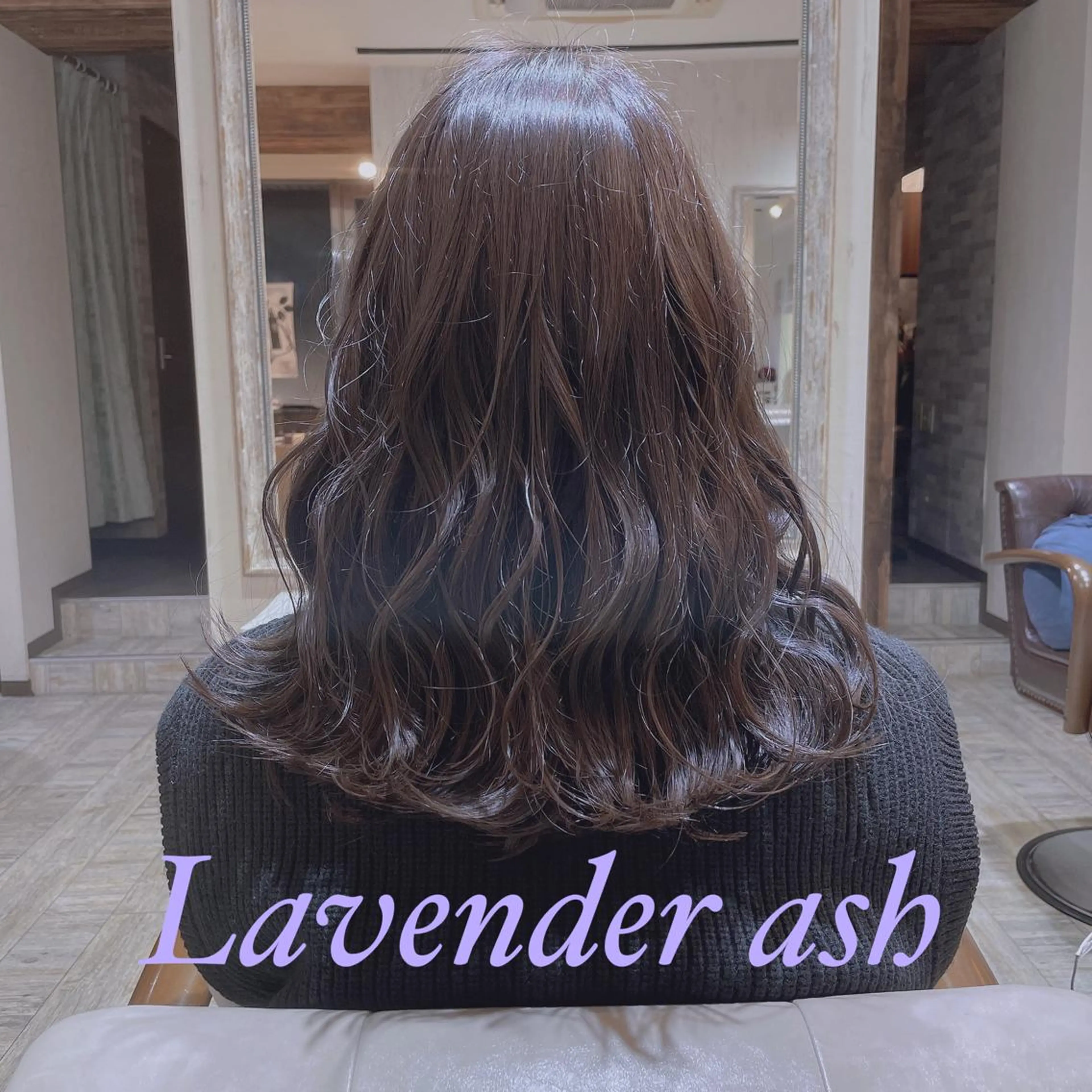 ミディアム カラー ワンレンボブ ミディアムパーマ アッシュ ベージュカラー ショコラベージュ ✨大人可愛い美髪専門 /TIARA桜木町のヘアスタイル