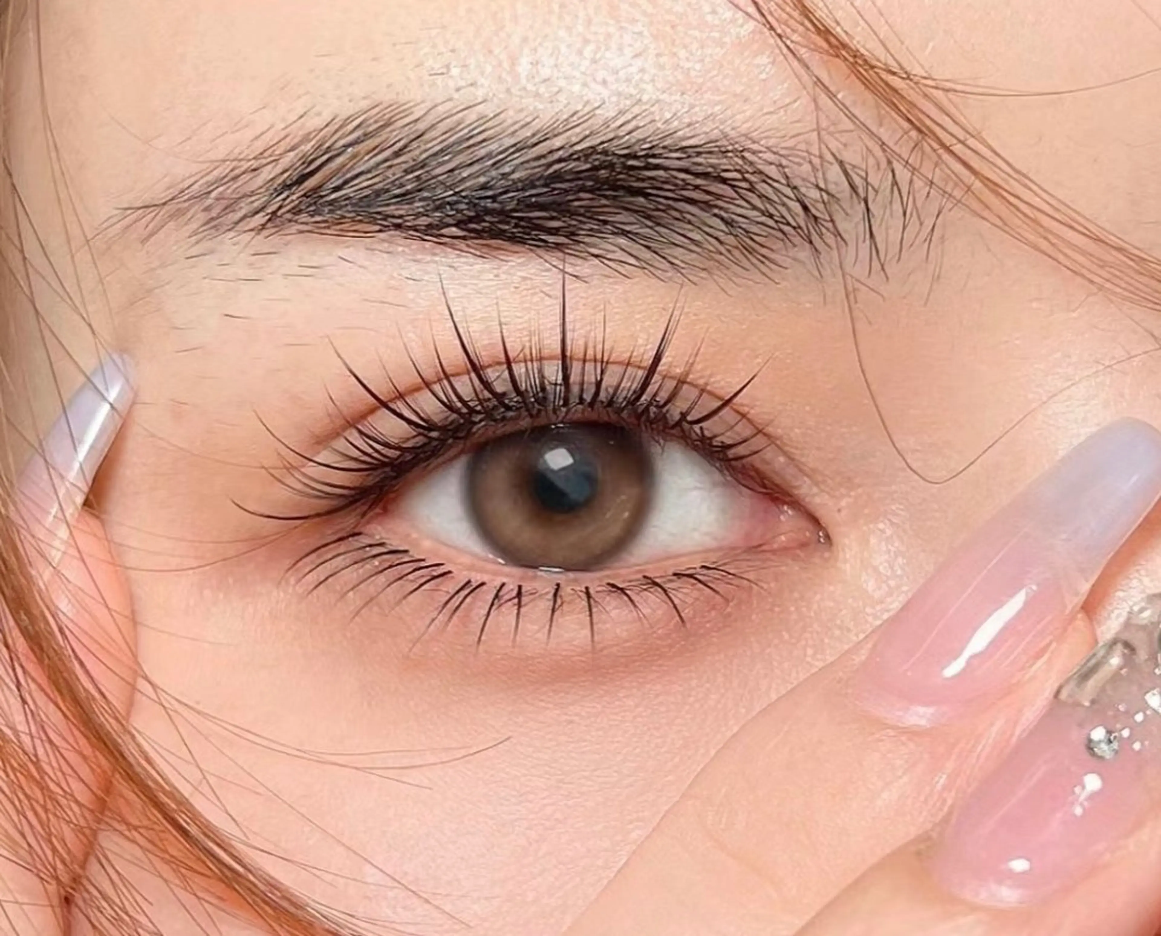 マツエク・マツパ 付け放題 バインドロック 束感まつ毛 カラーマツエク フラットラッシュ Ｍ salon アイラッシュのマツエク・マツパデザイン