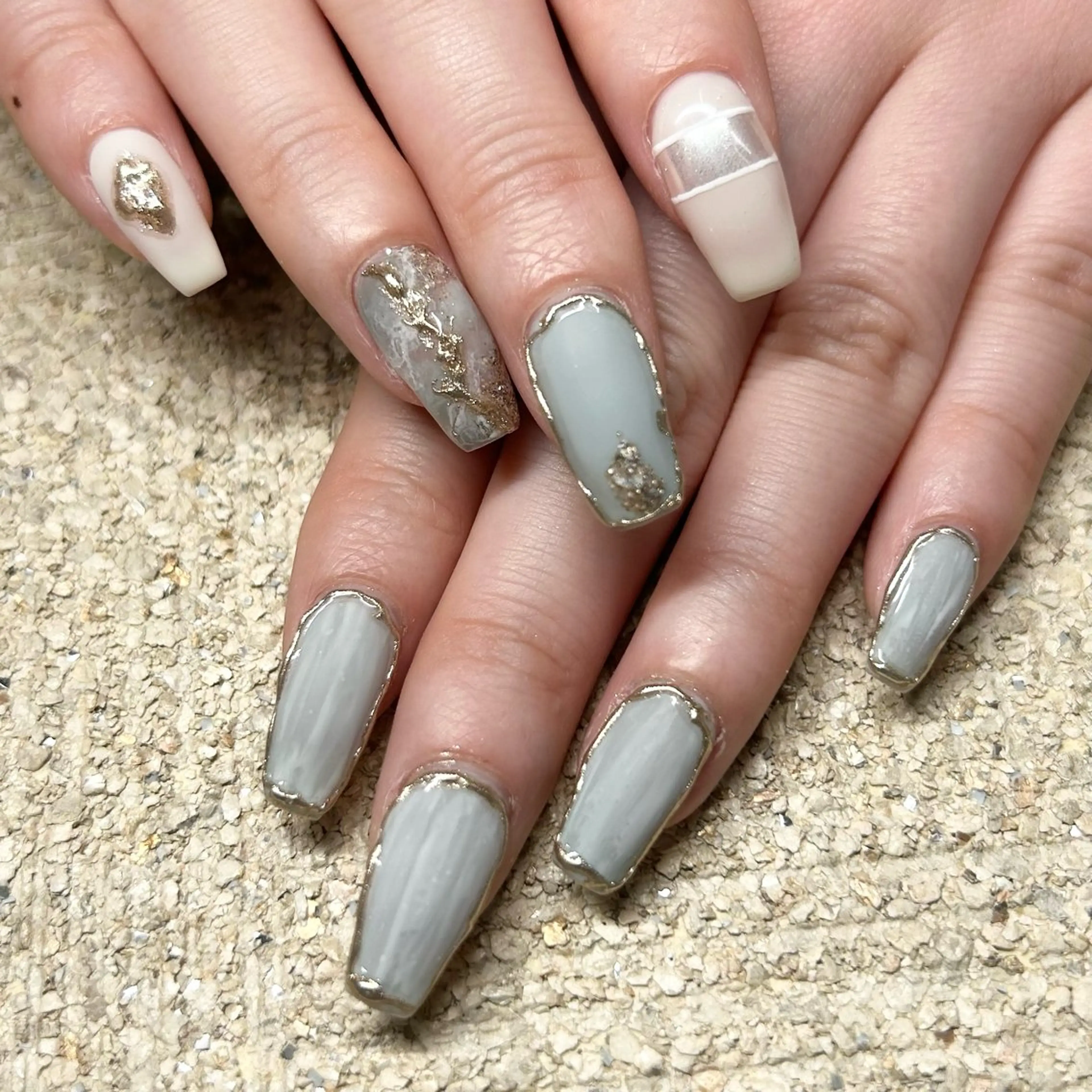 ネイル ハンドネイル ハンドケア she nail studio所属・パラジェル/スカルプ salonOerbaのネイルデザイン