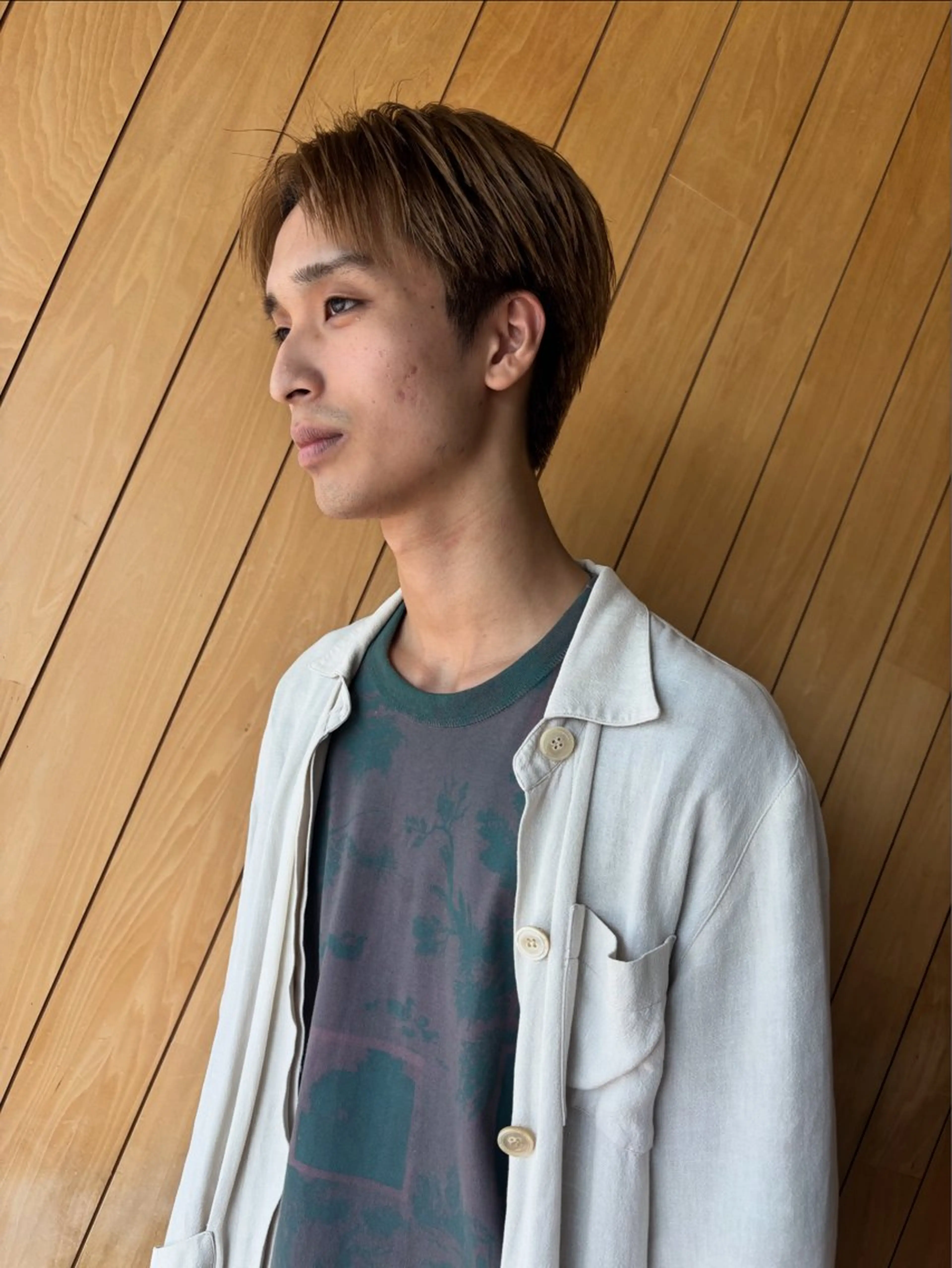 ミディアム メンズ IRO所属・岡田 祐樹のヘアスタイル