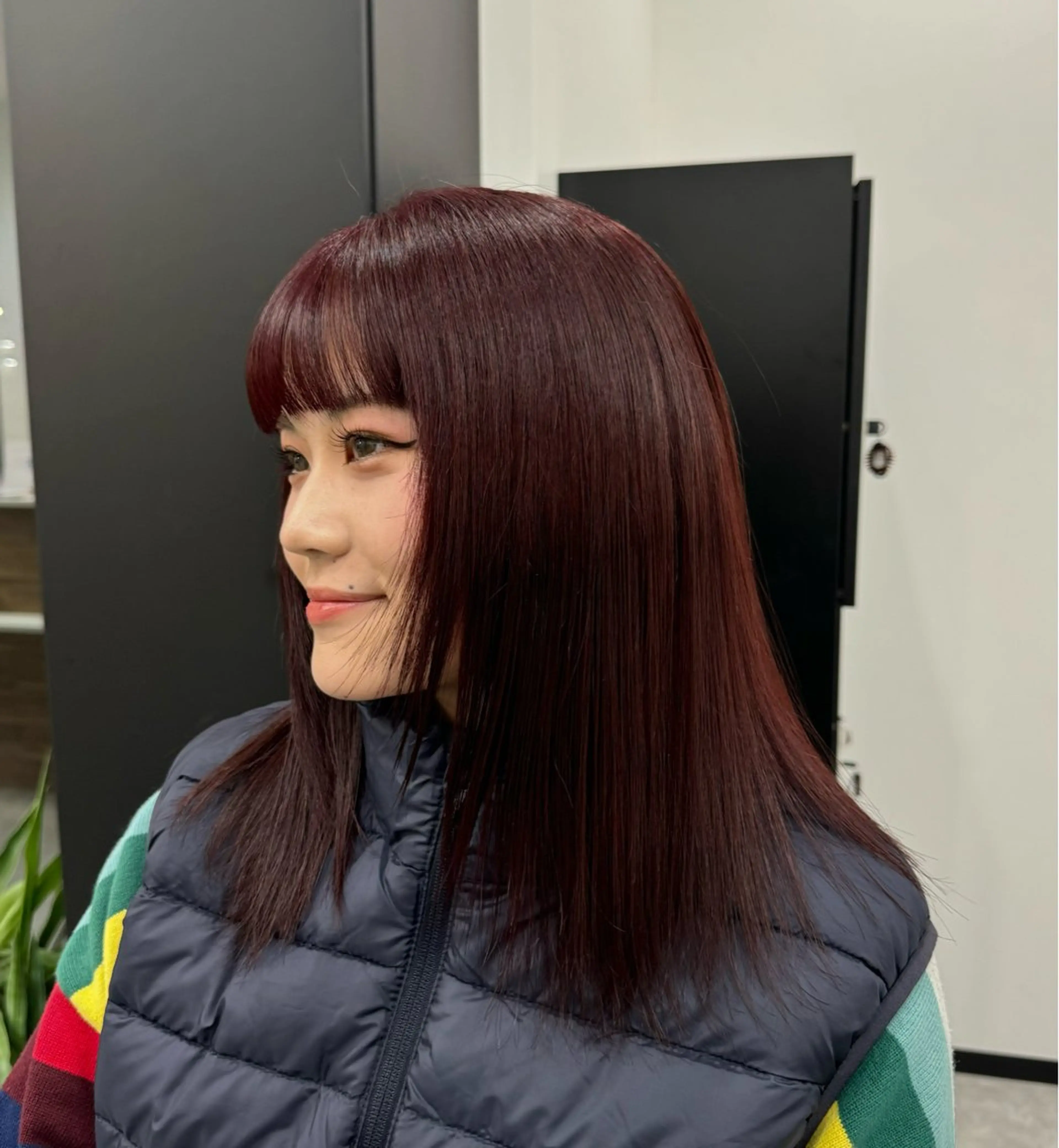 セミロング BELLE by revo所属・𝘀𝗮𝗲/ 艶髪/ショートボブのヘアスタイル