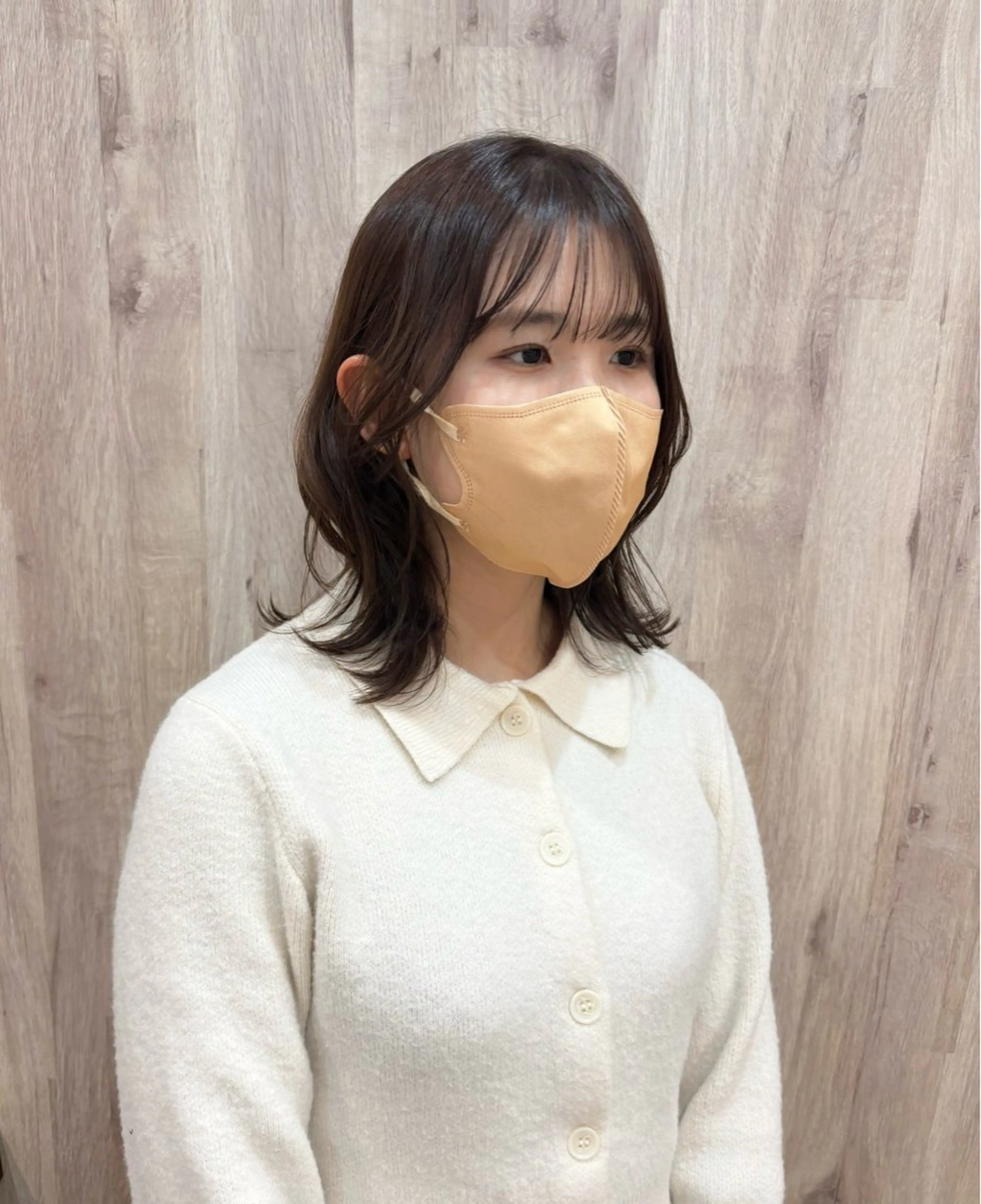 ミディアム 竹村 恵功代のヘアスタイル