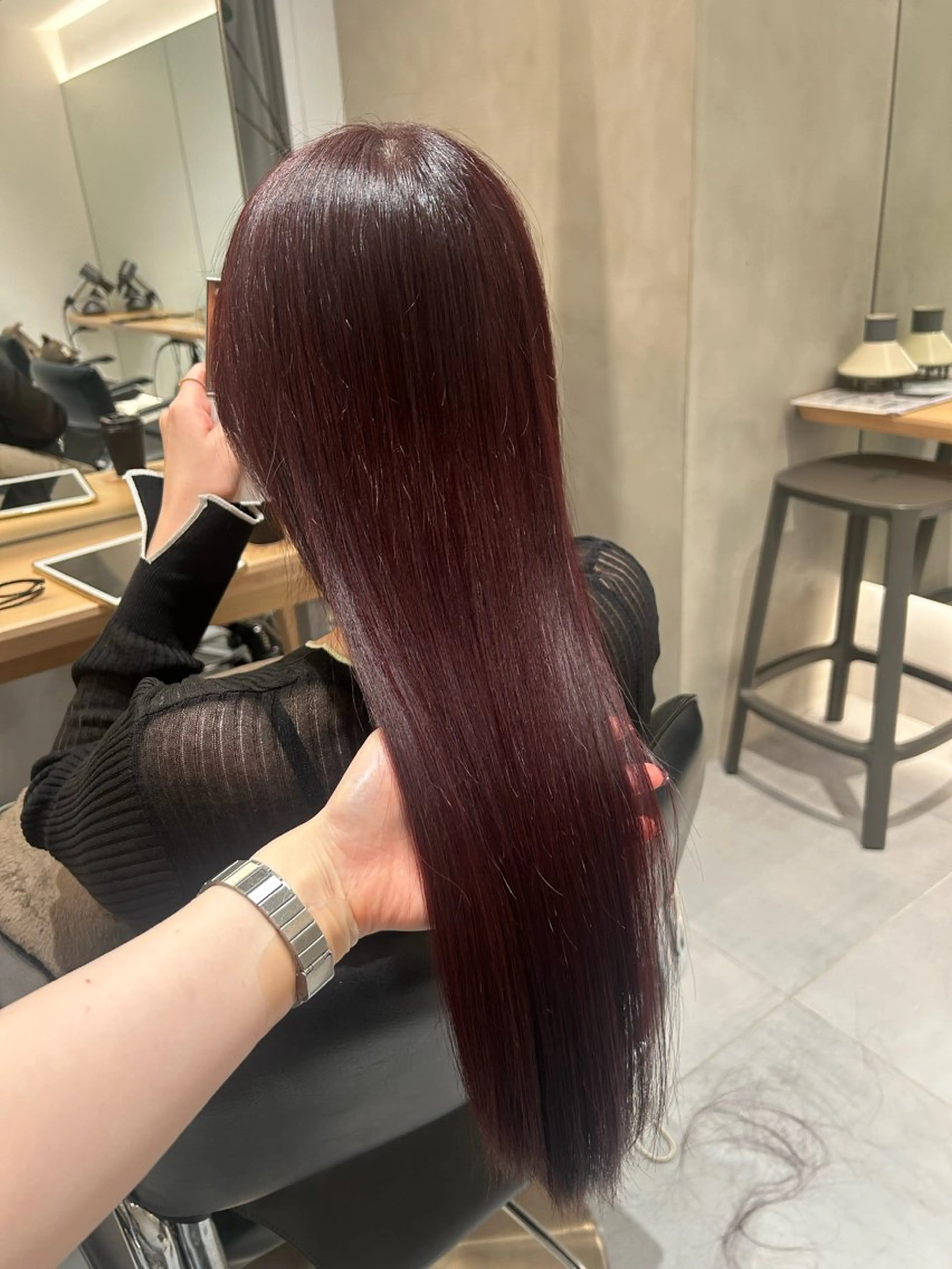 ロング カラー カット ヘアカラー 🧚つやさらhair 🧚manakaのヘアスタイル