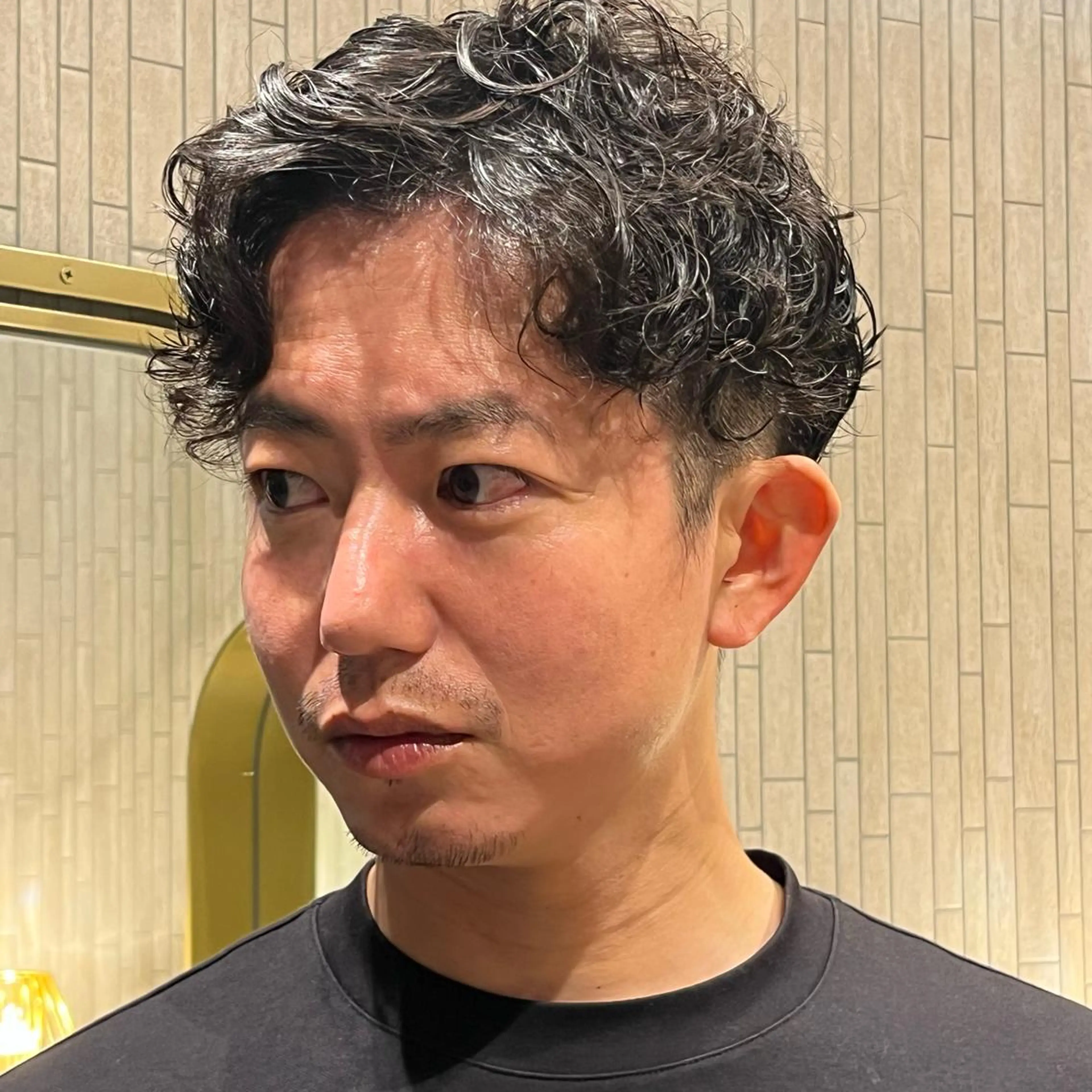 ショート パーマ メンズ カット パーマ Uo/似合わせパーマ /髪質改善/四条烏丸のヘアスタイル