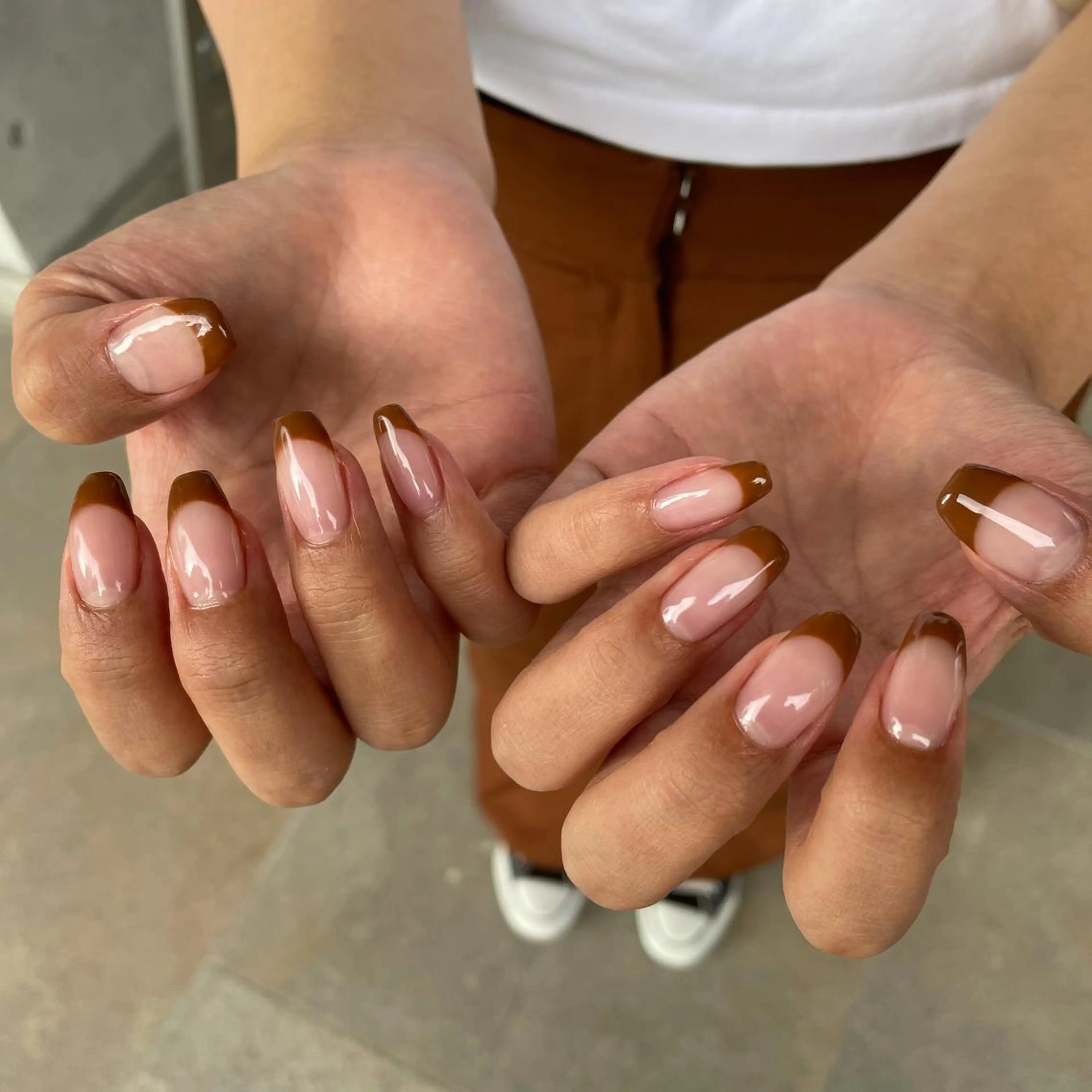 ネイル フレンチネイル tete'o nail RIEのネイルデザイン