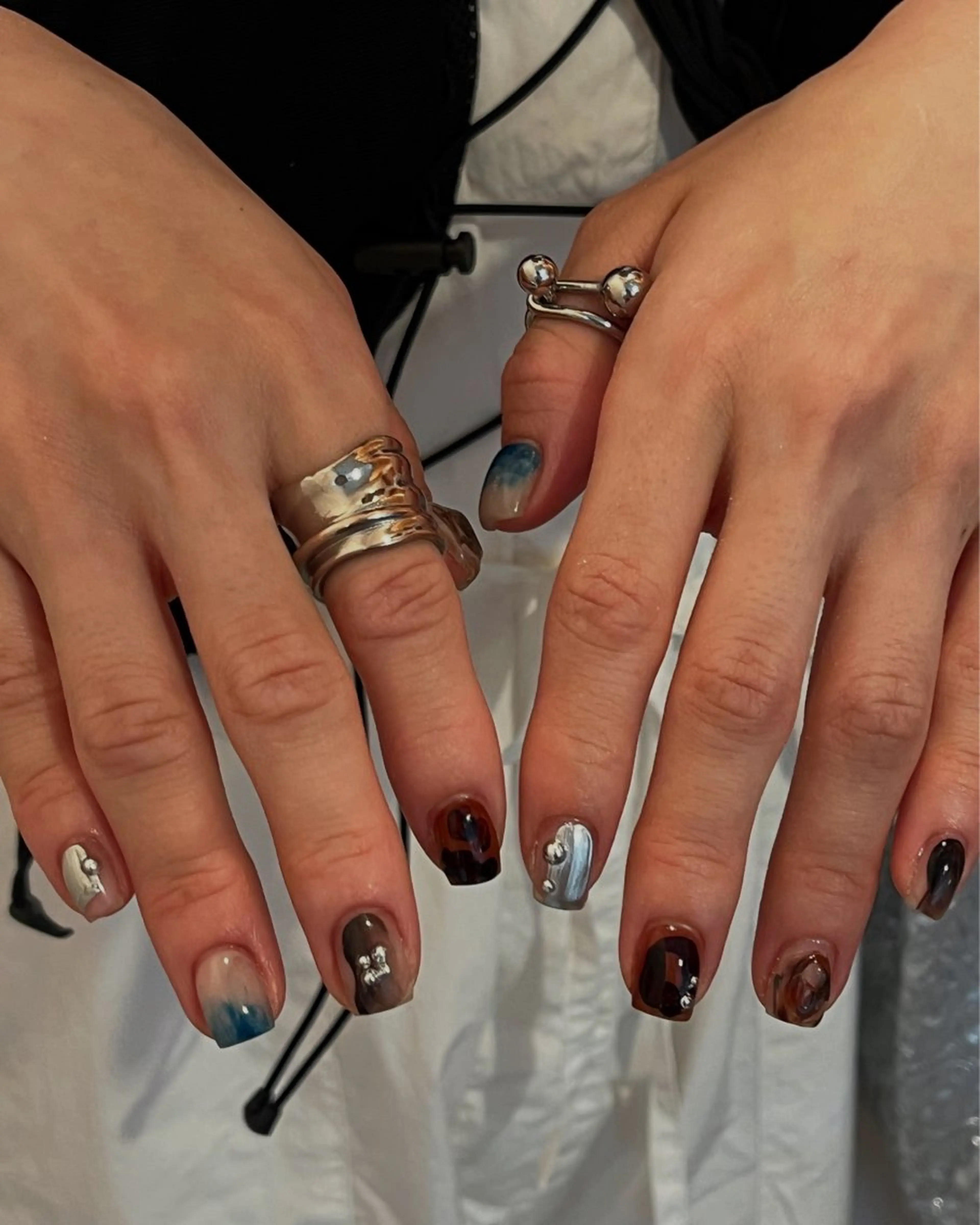 ネイル 文 /個性派ネイルのネイルデザイン