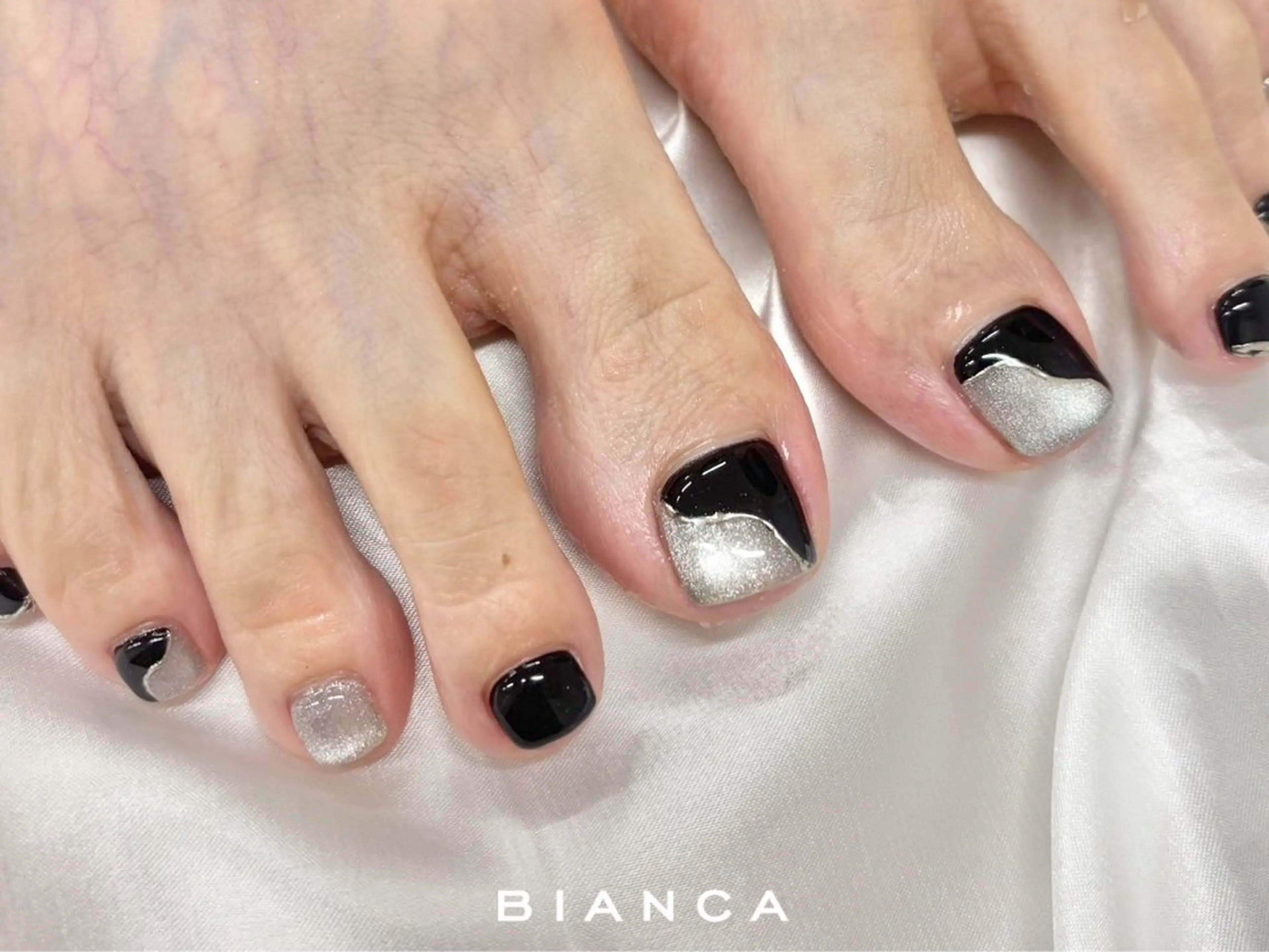 ネイル フットネイル Bianca大宮 katoᕱ⑅ᕱﾞのネイルデザイン