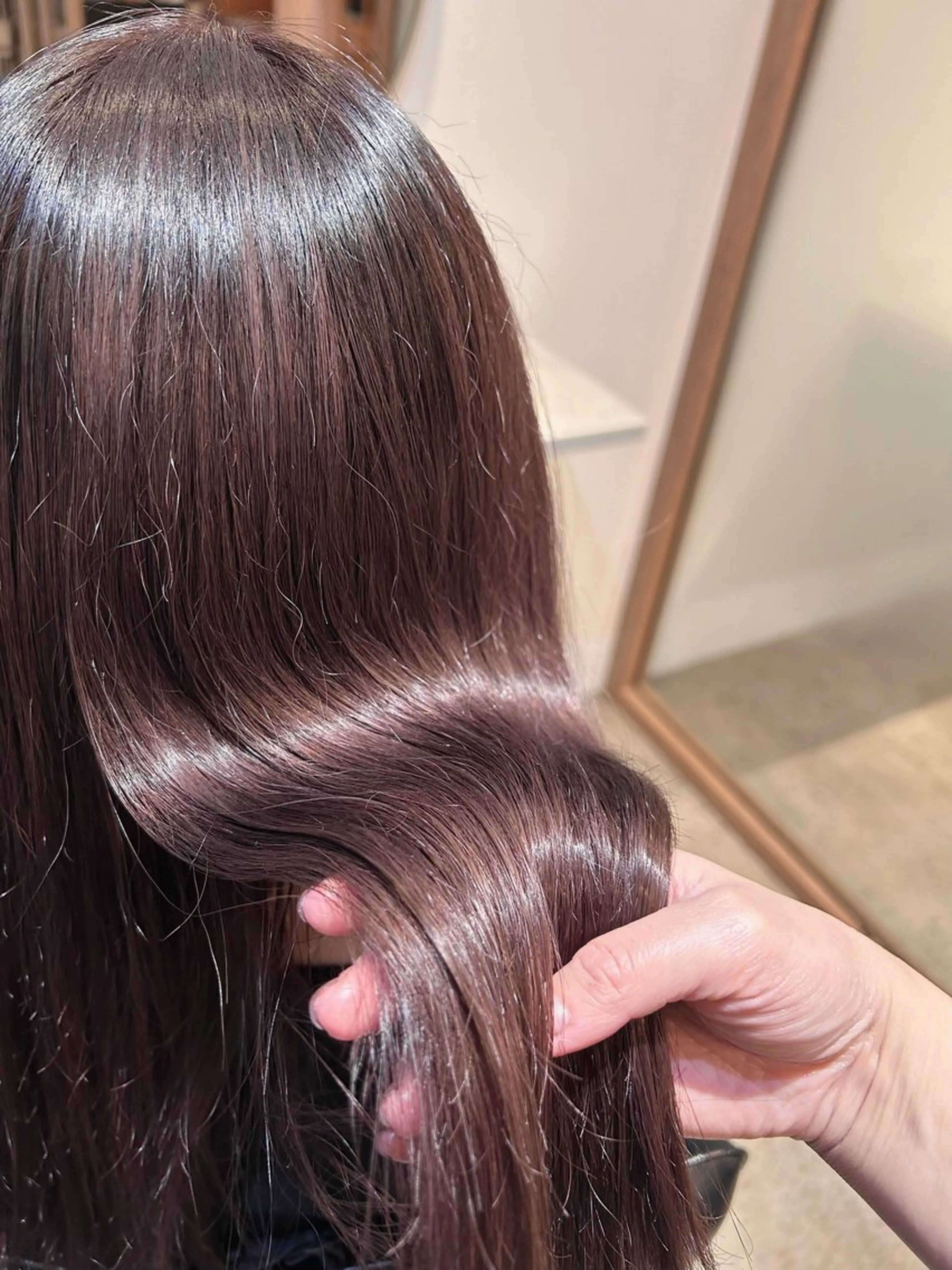 ロング カラー ヘアアレンジ ブリーチ ヘアカラー 🎀suzuna 透明感colorのヘアスタイル