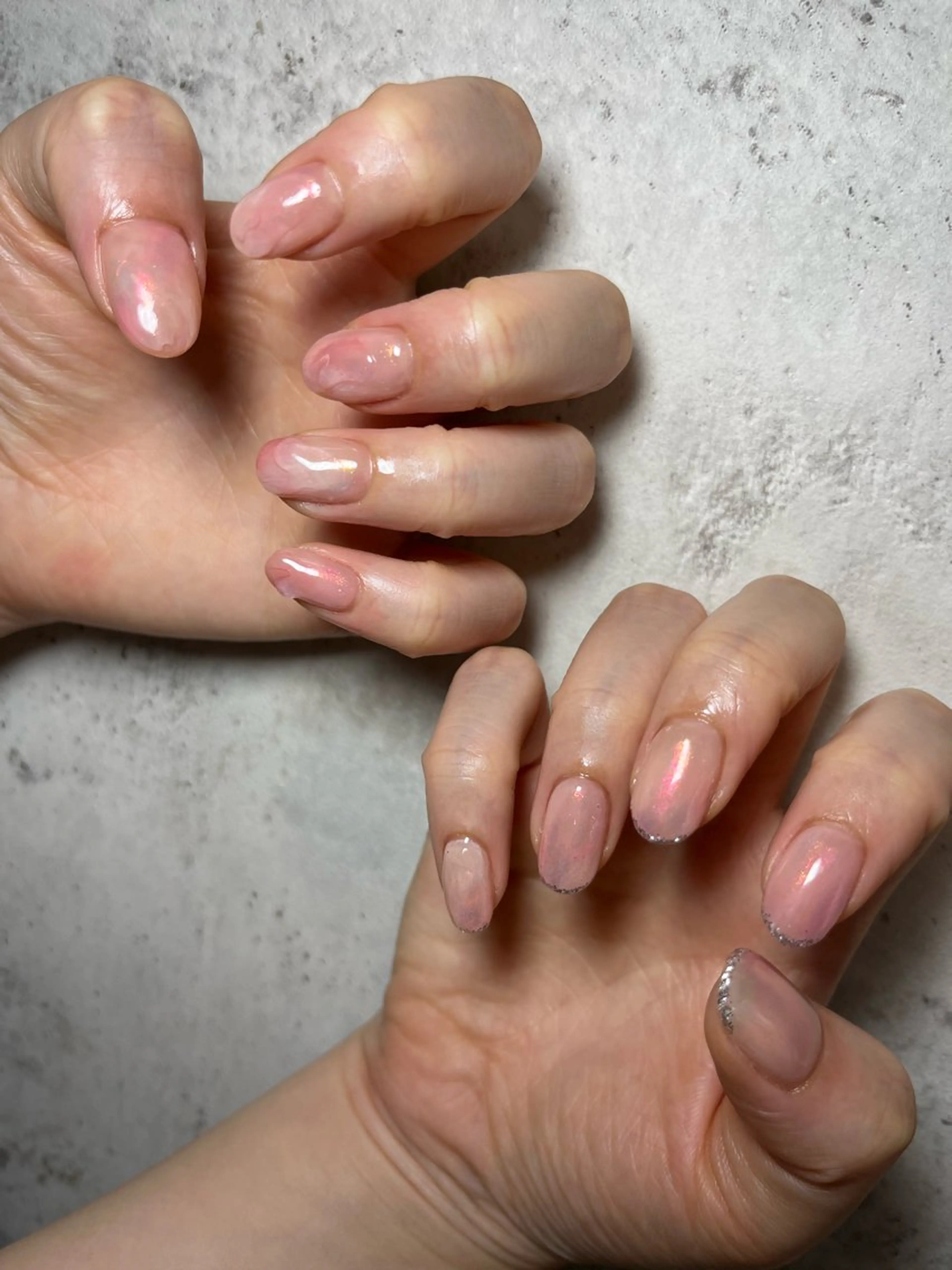 ネイル ハンドネイル Amber21.所属・Nagahama Akariのネイルデザイン