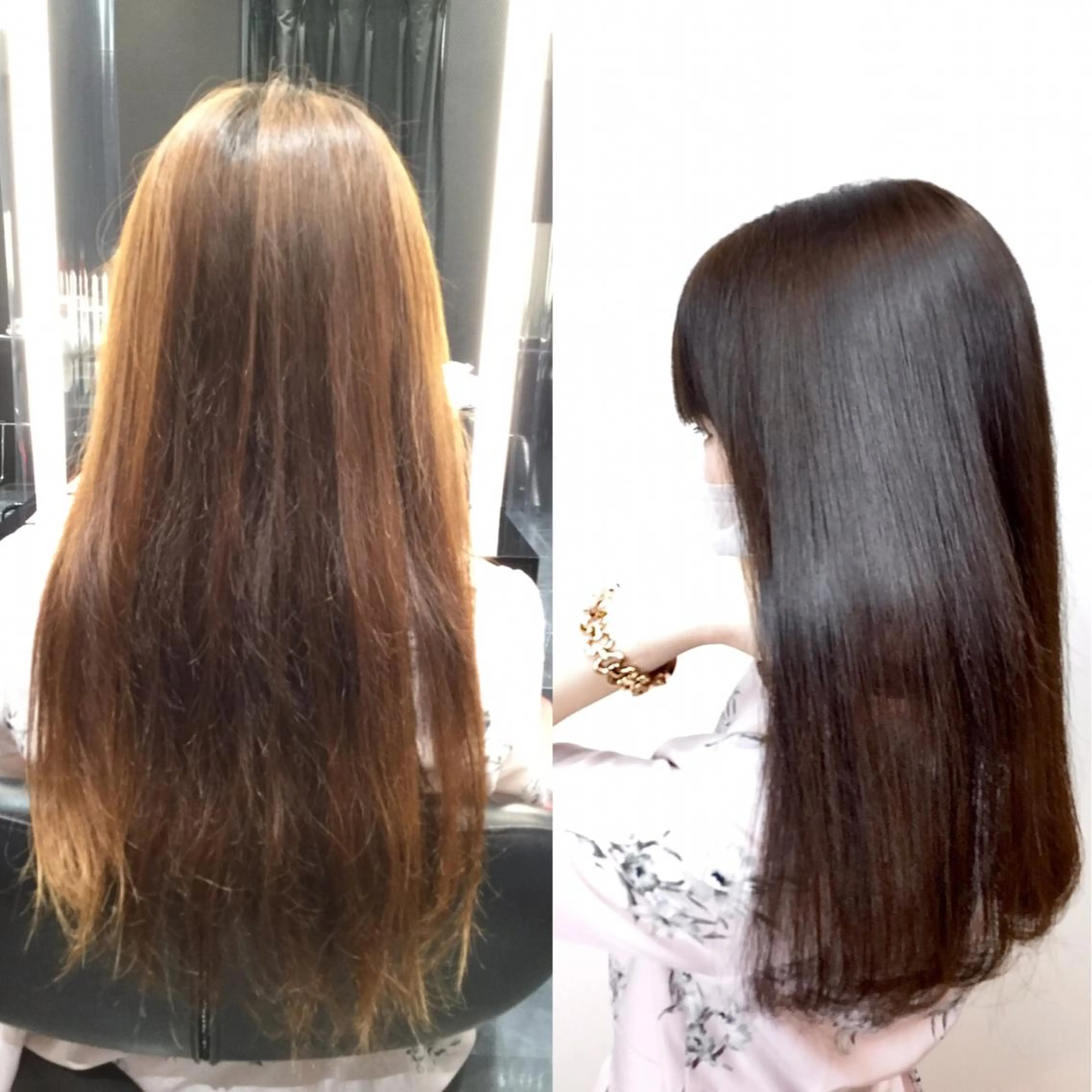 ロング カラー Annon プライベートサロンのヘアスタイル