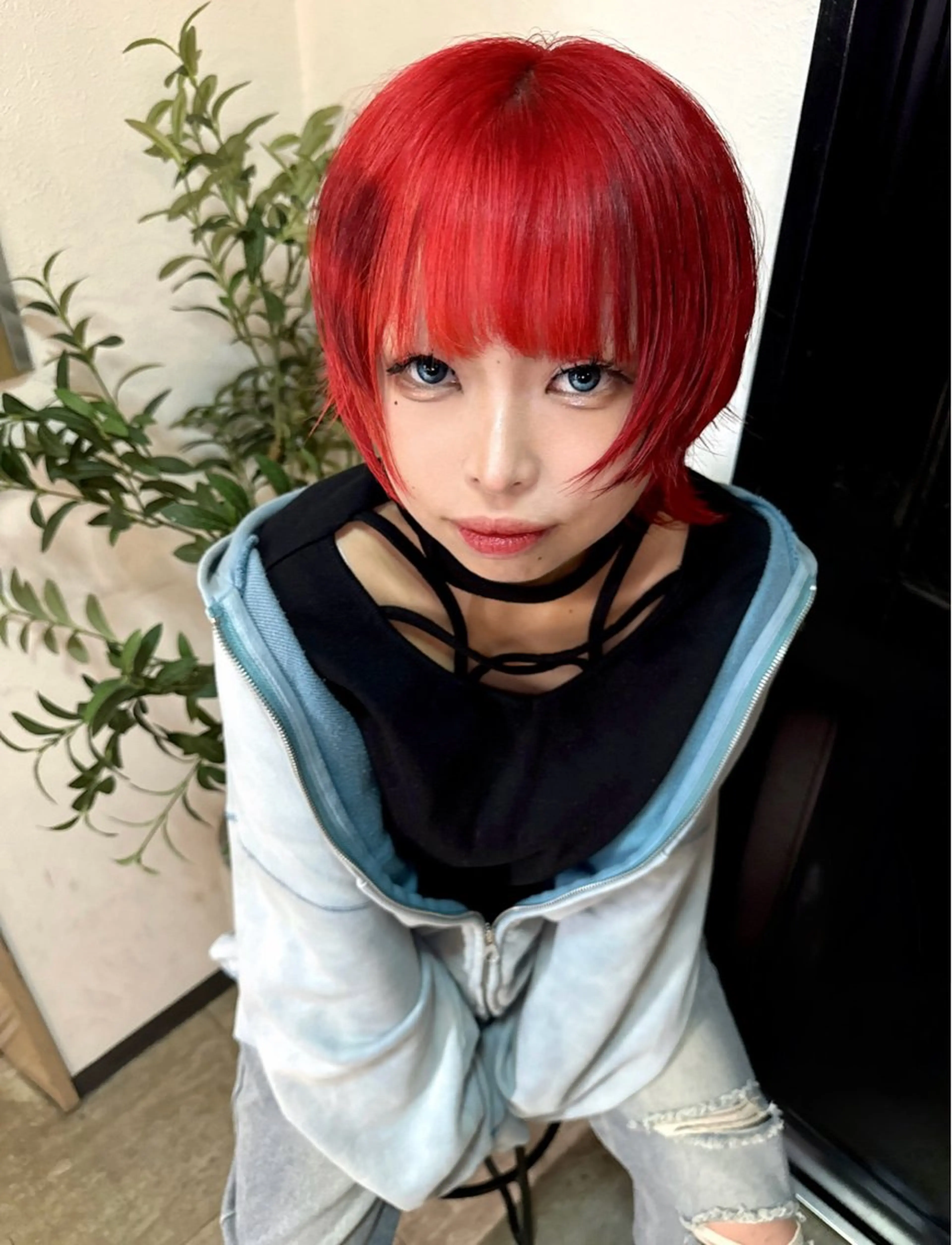 ✨【minimo特別価格】✨カット+アディクシーカラー+3stepトリートメント✨ 韓国/髪質改善の写真