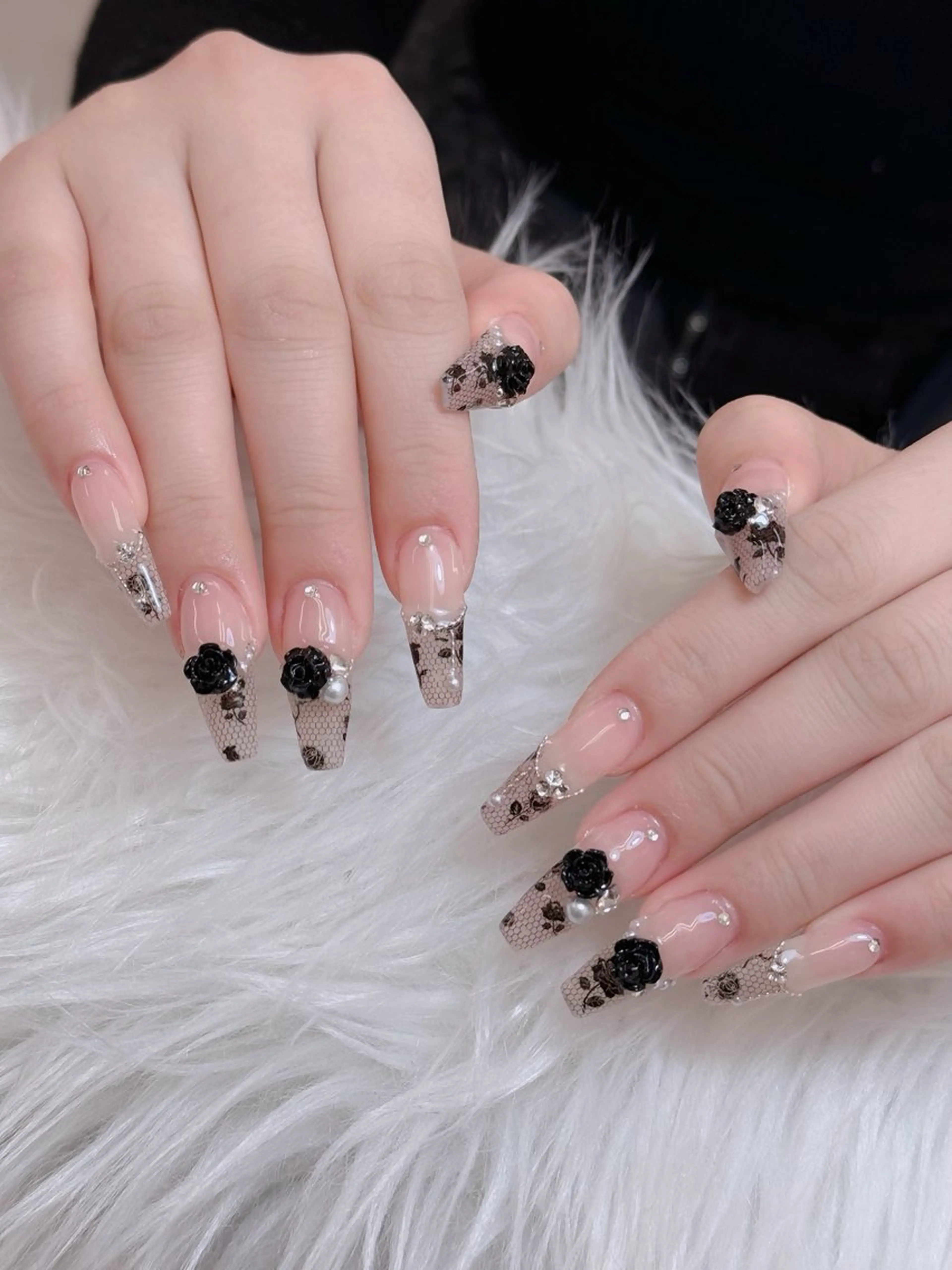 ネイル オーロラネイル チークネイル フットネイル フレンチネイル 韓国ネイル Lumi Nail 新大久保3‘のネイルデザイン