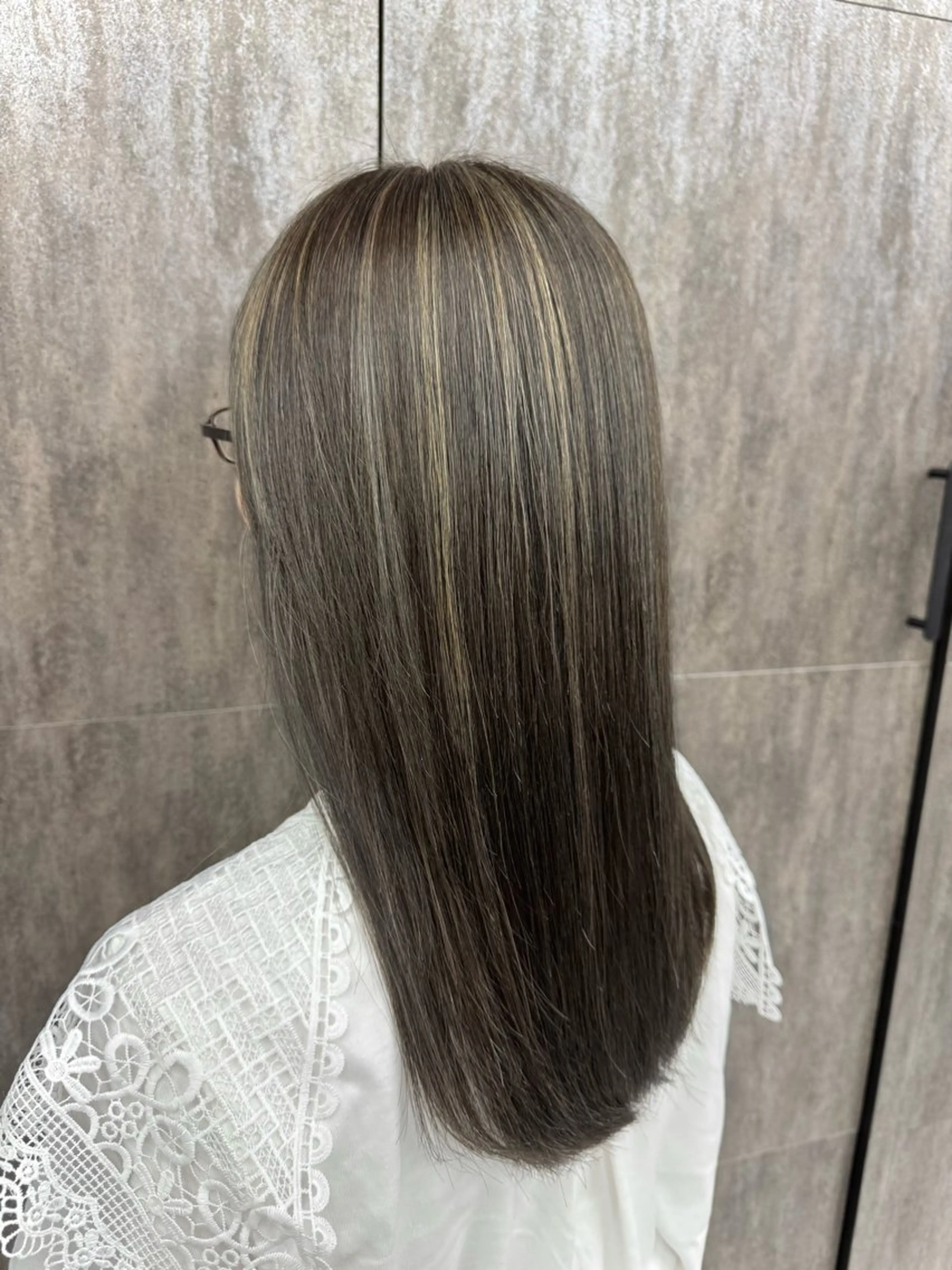 セミロング カラー ハイライトカラー ハイライト miq 駒込店所属・ANNA ㅤㅤㅤㅤㅤのヘアスタイル