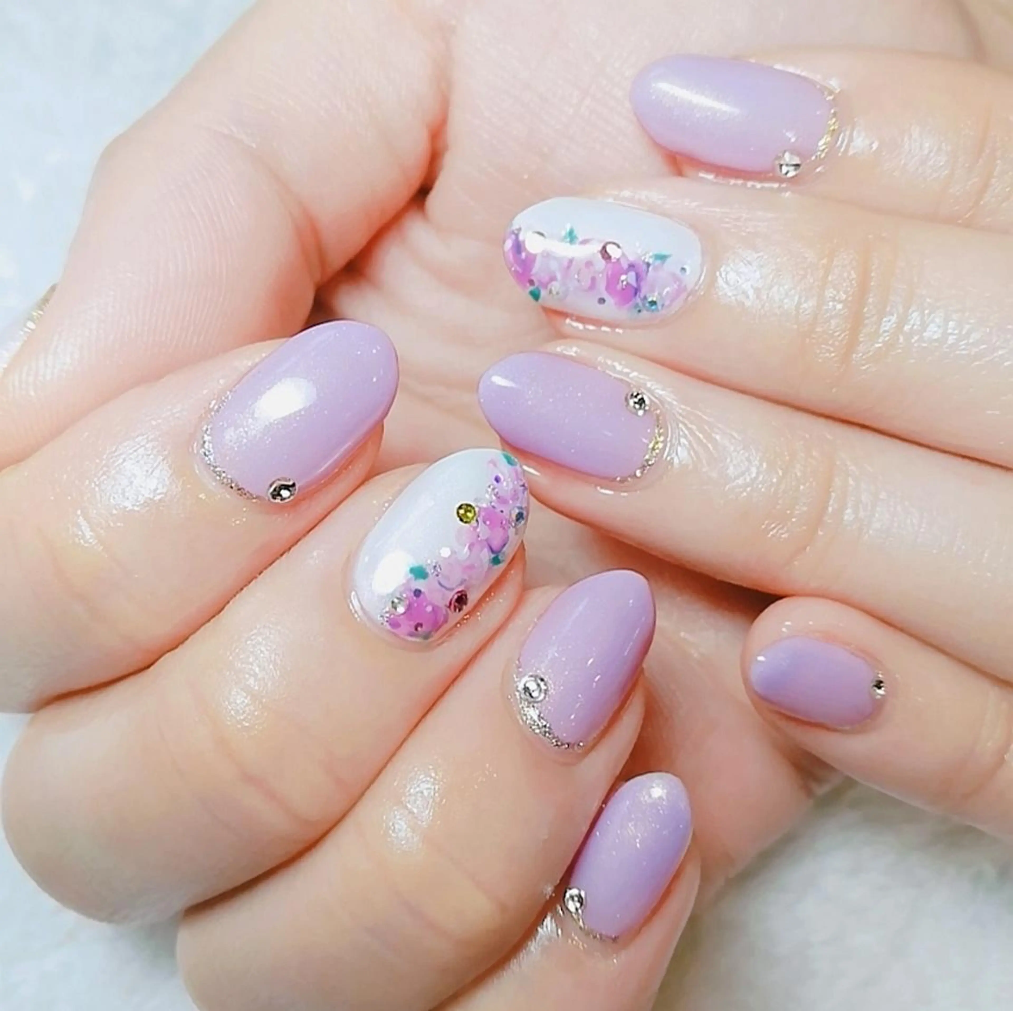 ネイル アートネイル ワンカラーネイル ハンドネイル 柴崎 美幸のネイルデザイン