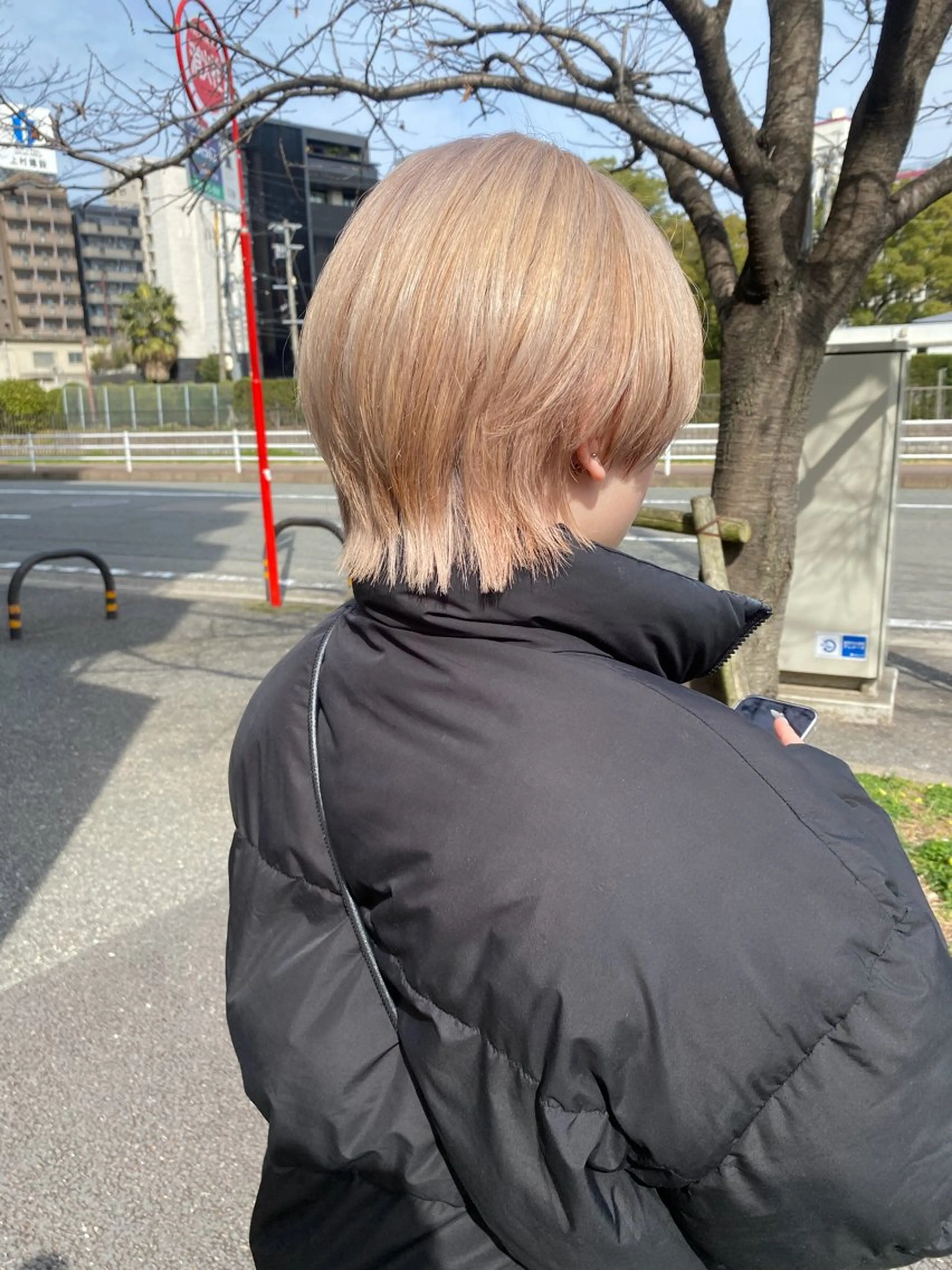 ショート ウルフカット カット ヘアカラー トリートメント qpula misuzuのヘアスタイル