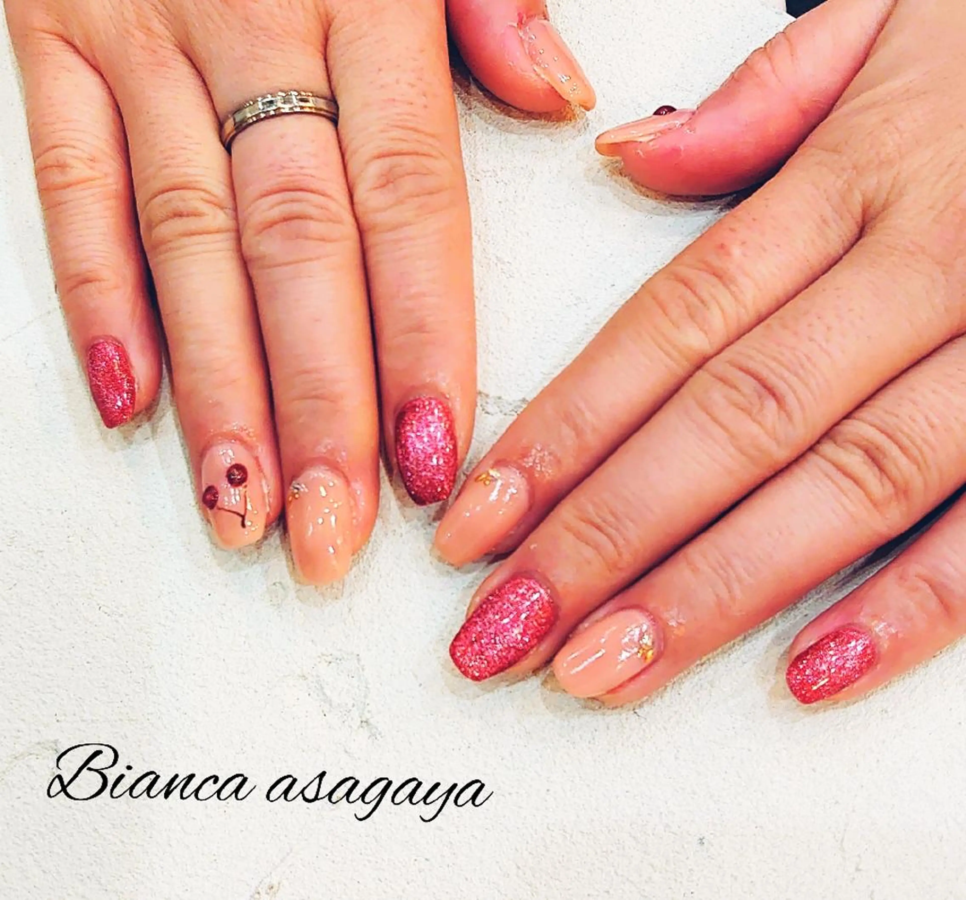 ネイル フレンチネイル ジェルネイル 韓国ネイル マグネットネイル ミラーネイル Bianca TANAKAのネイルデザイン