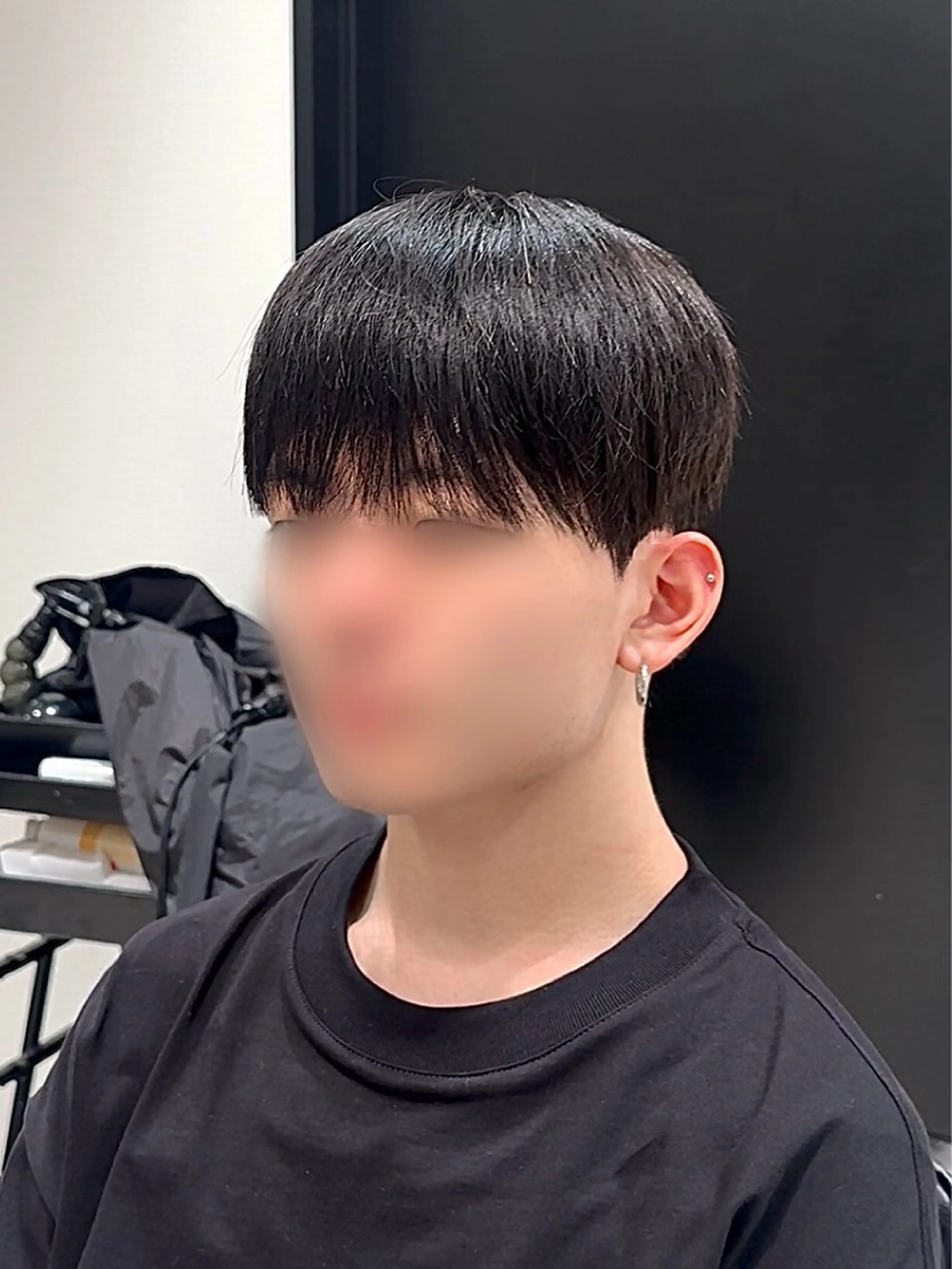 ショート カラー パーマ ヘアアレンジ メンズ カット パーマ 縮毛矯正 ヘアセット パク・ボミン小野リエ 韓国ハーフ🦊のヘアスタイル