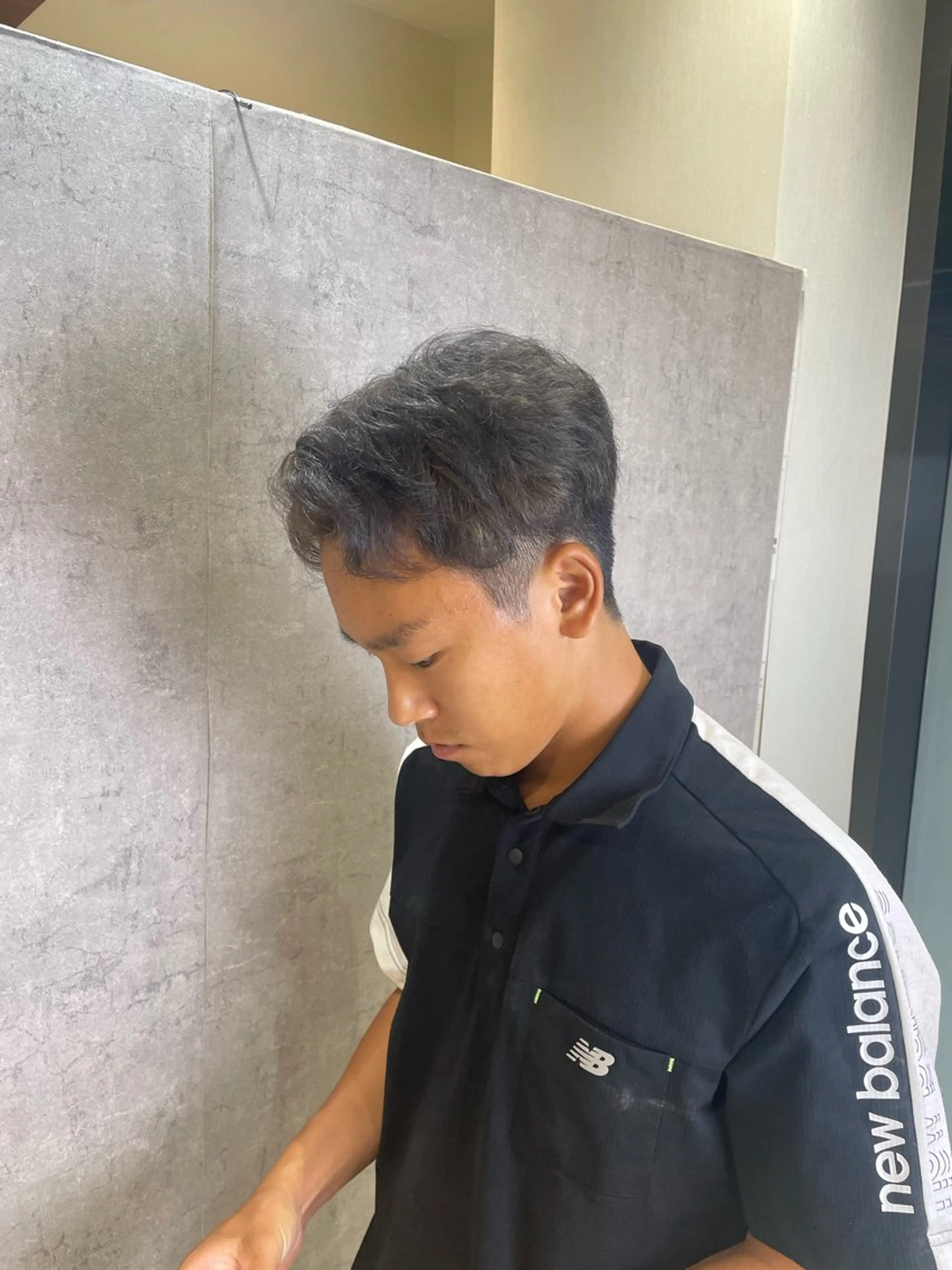 ショート カラー メンズ メンズブリーチ アッシュ ブリーチ 透明感カラー Ace栄所属・メンズ専門/ メンズパーマ/ゆうとのヘアスタイル