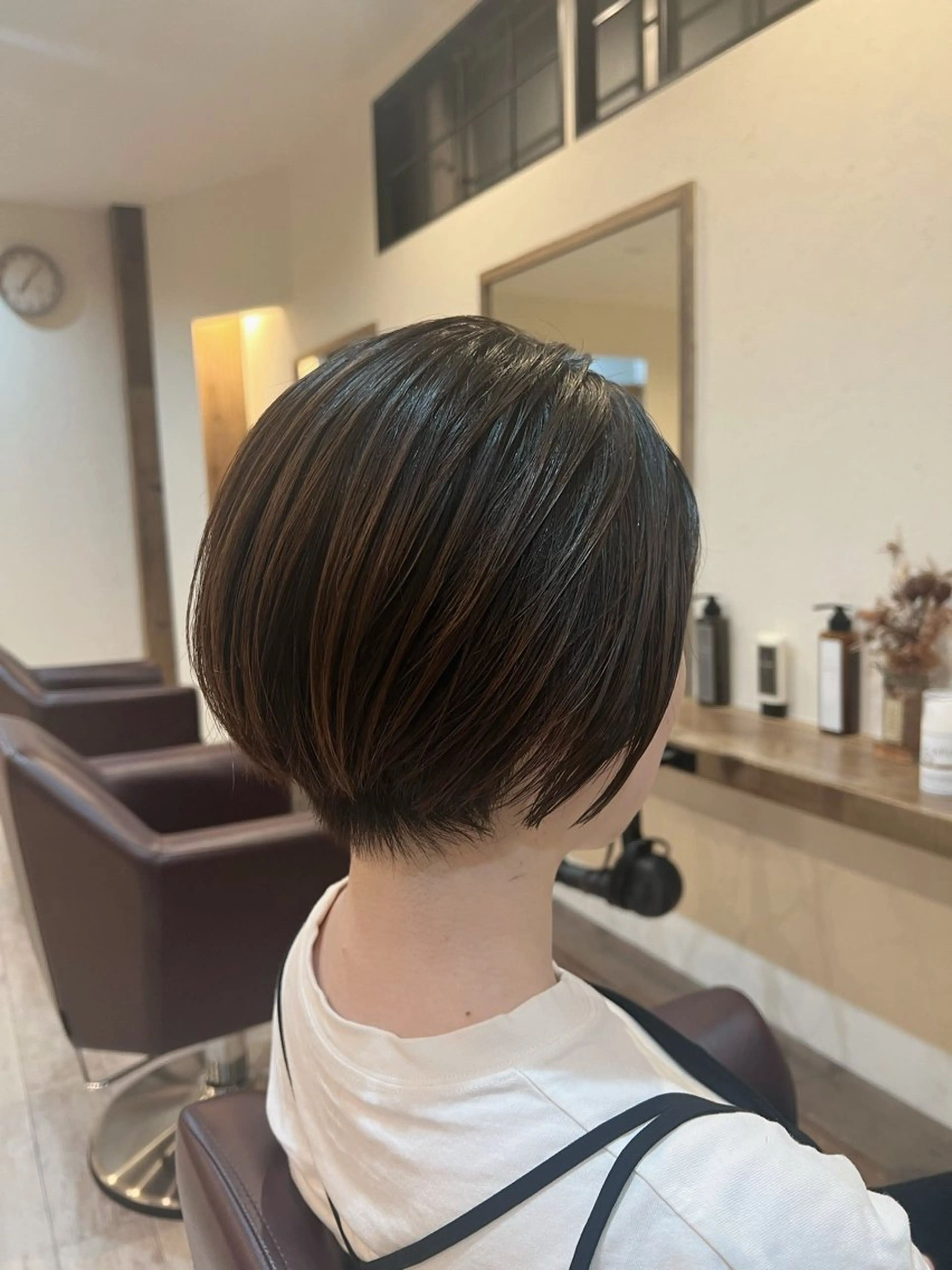 ショート ショートボブ ボブ ショートヘア カット 工藤 梨花のヘアスタイル