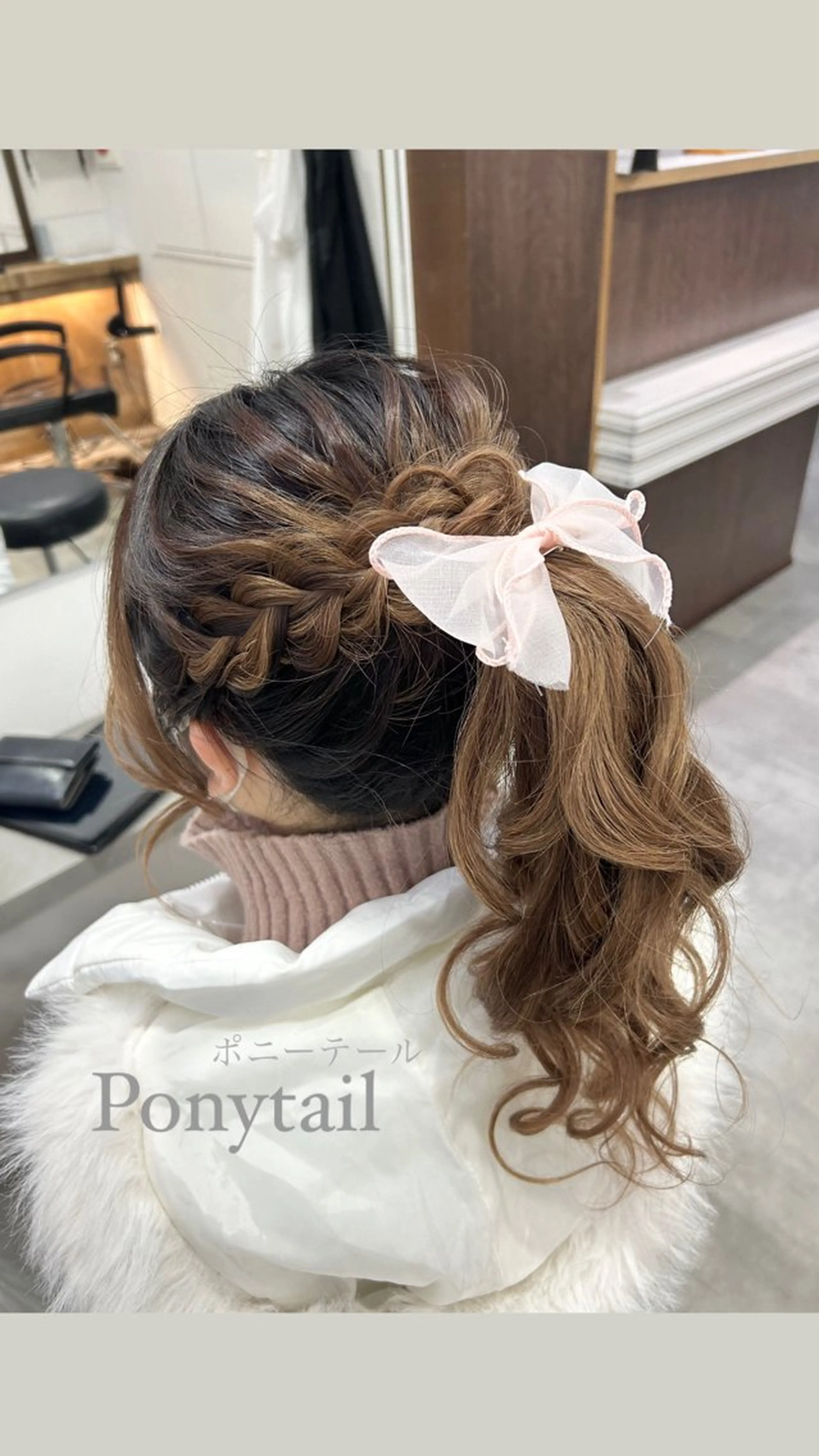 ヘアアレンジ monaヘアアレンジ 🎀/お呼ばれのヘアスタイル