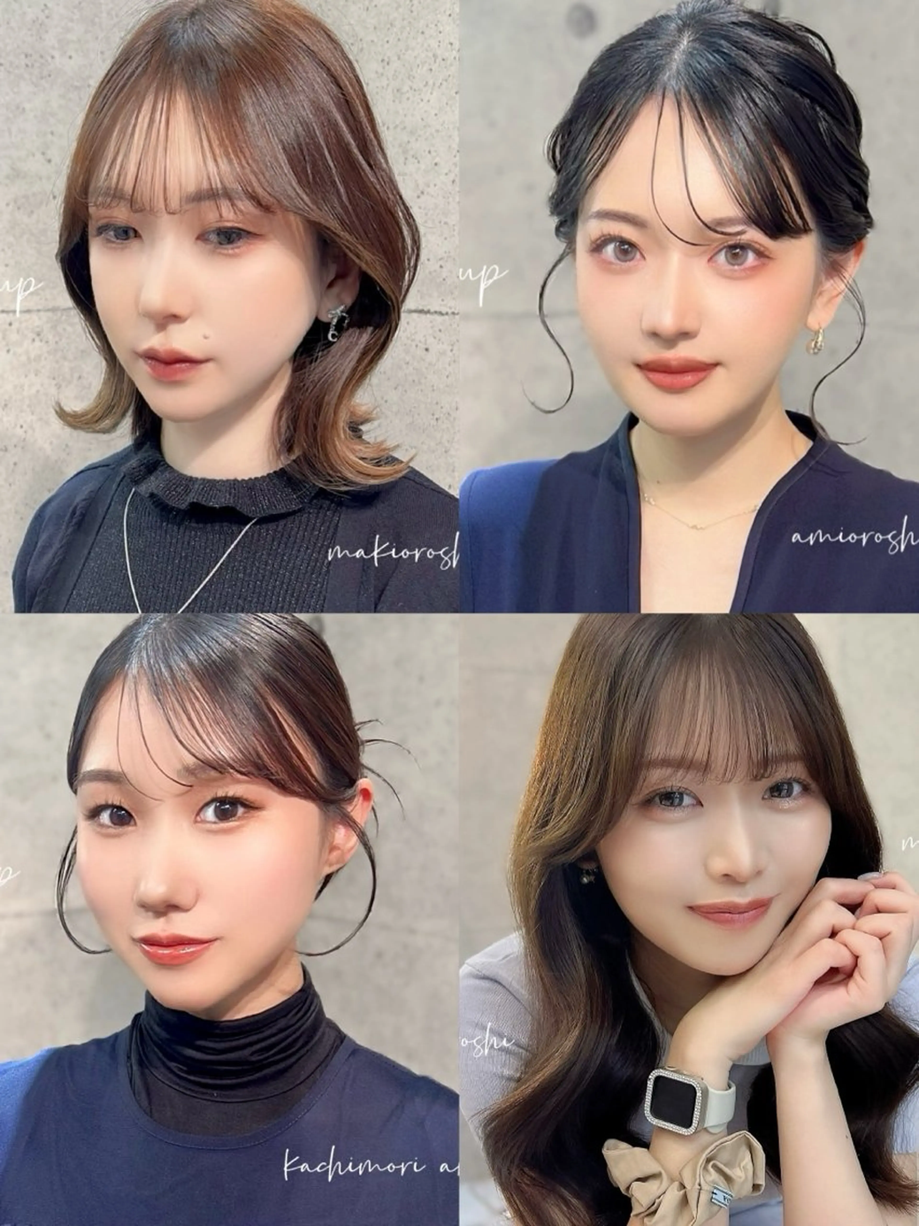 セミロング ヘアアレンジ ヘアセット ヘアメイク/髪質改善 🎀Moeri🎀のヘアスタイル