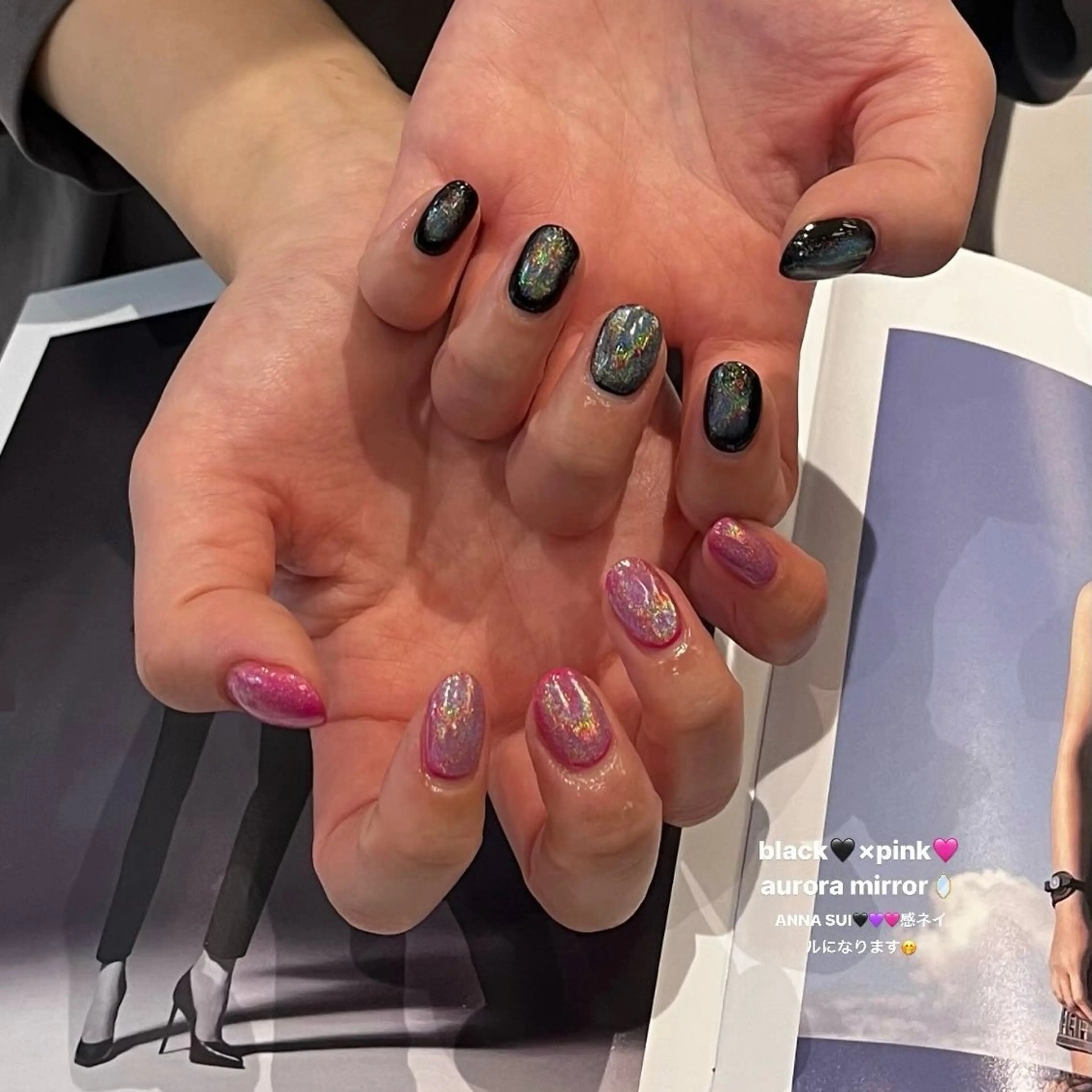 ネイル オーロラネイル Allure 小山店 Shioriのネイルデザイン