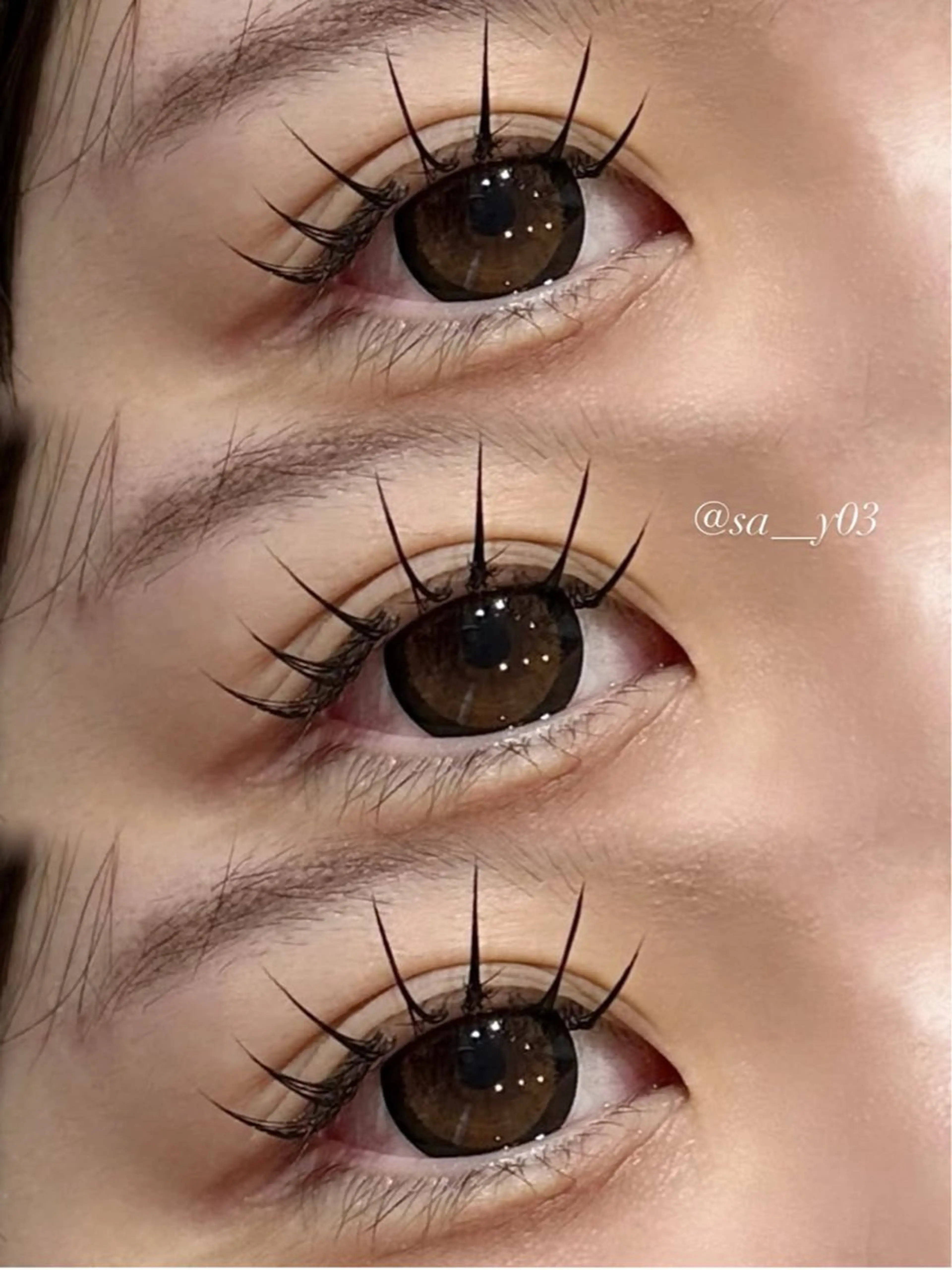 マツエク・マツパ Lカール マツエク BOOBEE eyelash所属・山下 紗采のマツエク・マツパデザイン