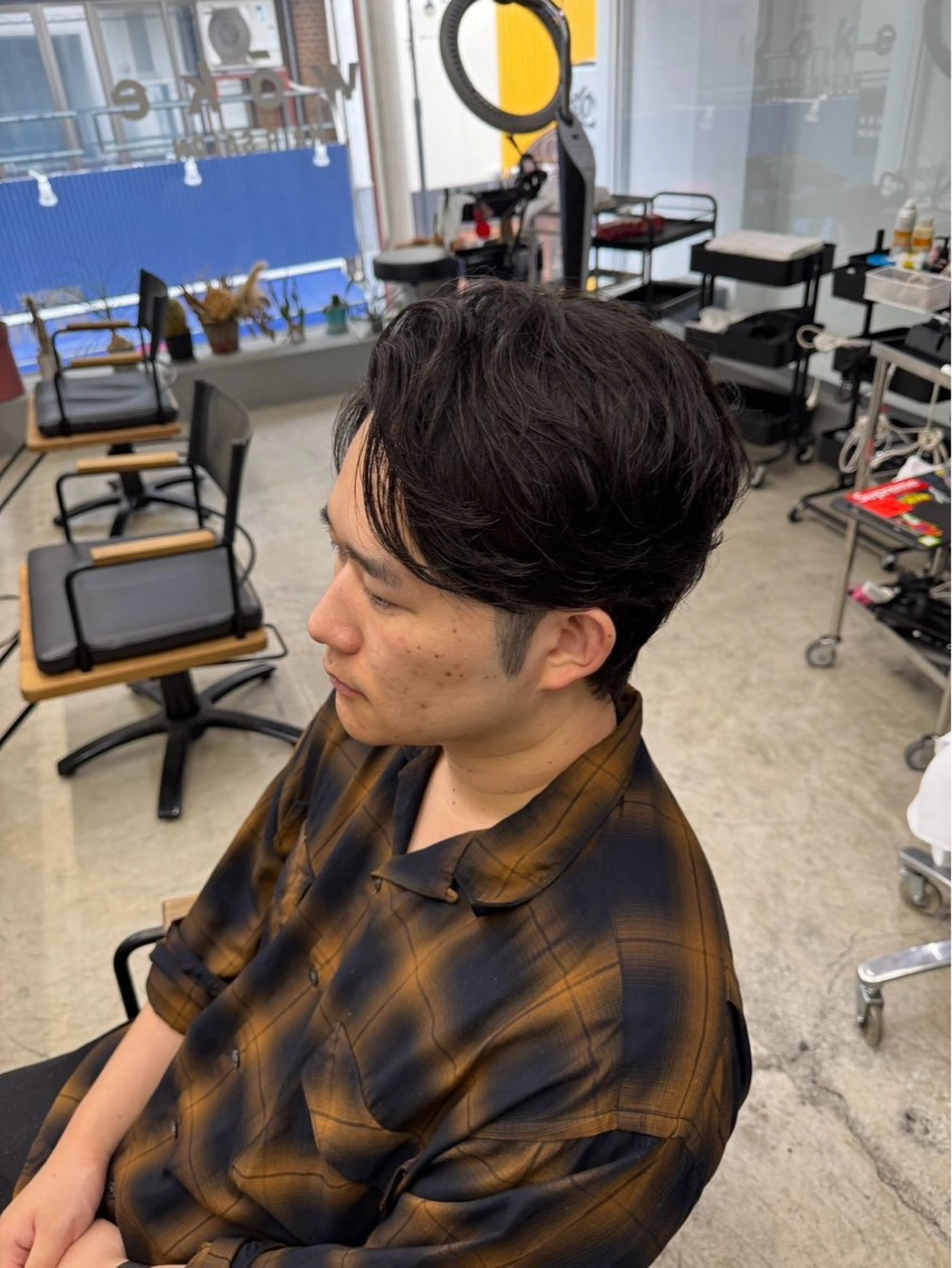 ショート メンズ カット ヘッドスパ メンズ専門サロン wokeのヘアスタイル