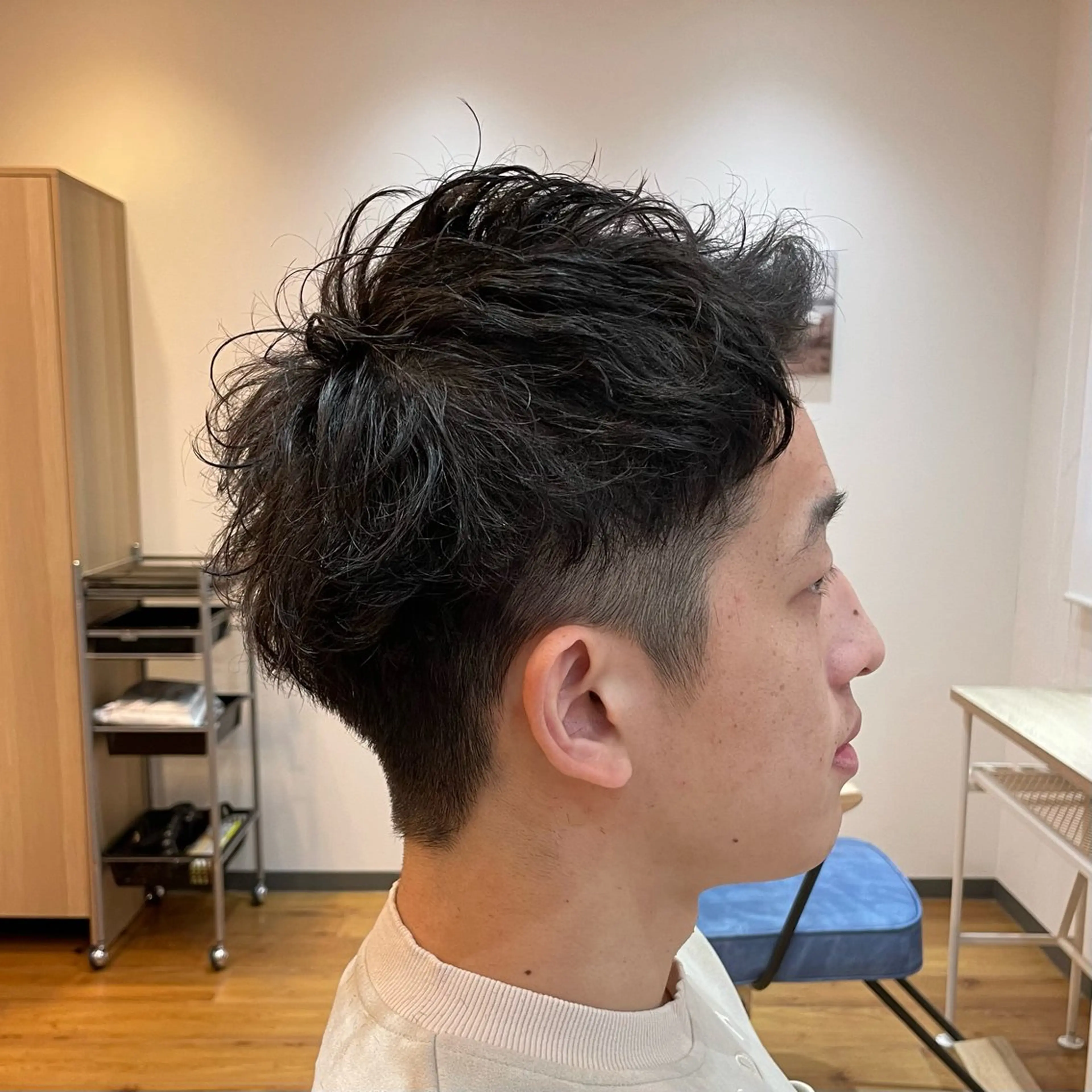 ショート カット パーマ トリートメント Aguhairponte所属・メンズ 特化・川田のヘアスタイル