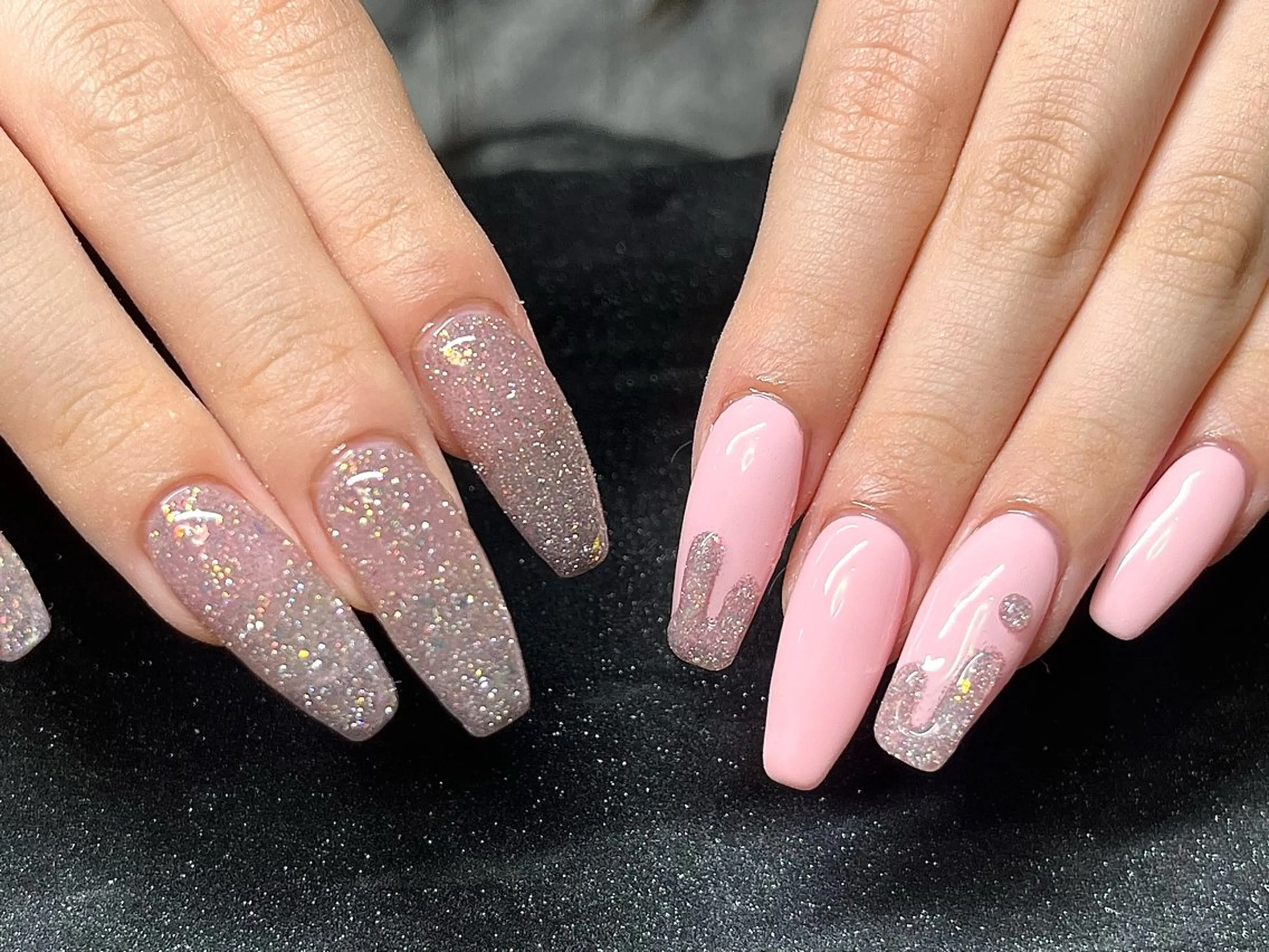 ネイル 長さ出し ハンドネイル Chika .のネイルデザイン