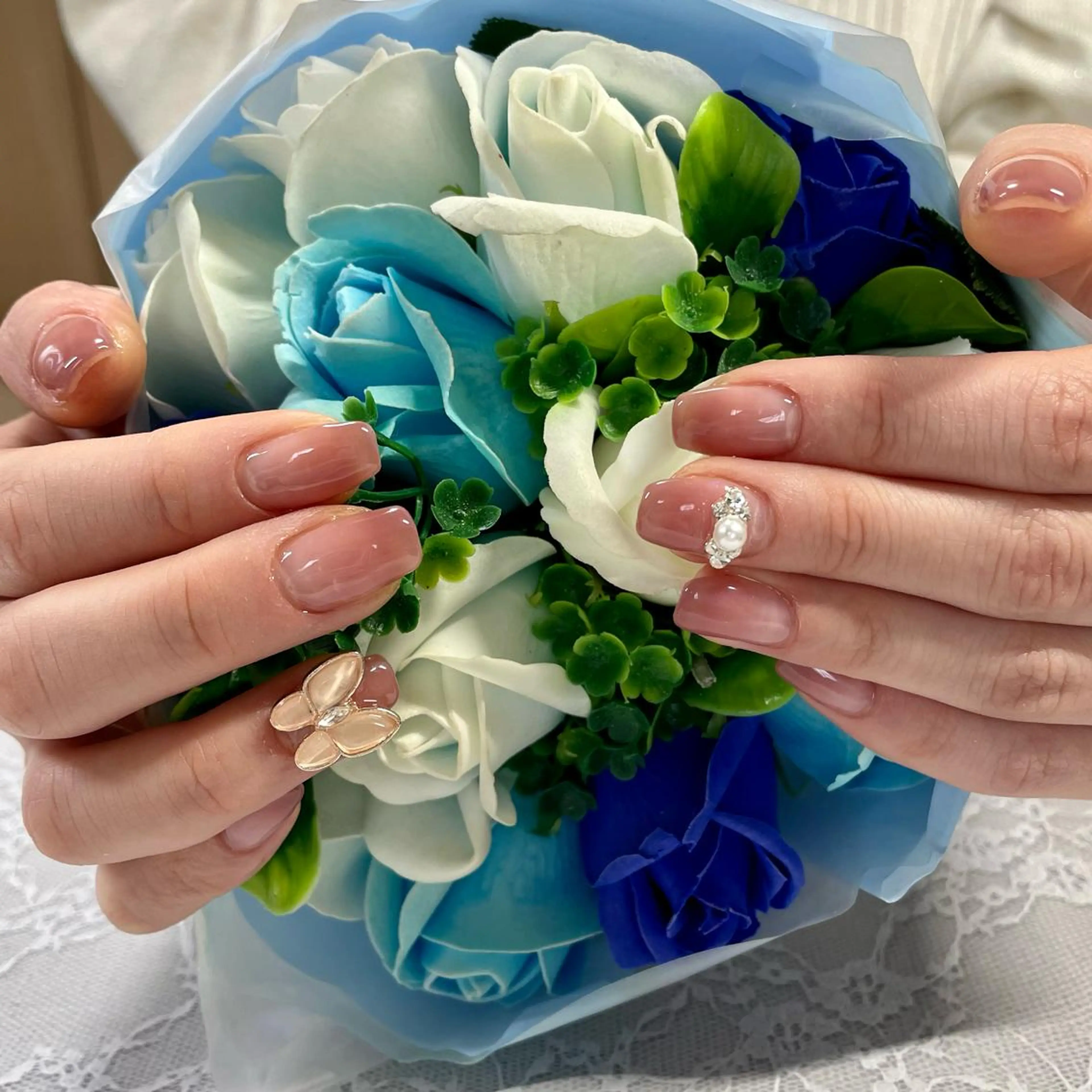 ネイル グラデーション 奥園 良恵のネイルデザイン