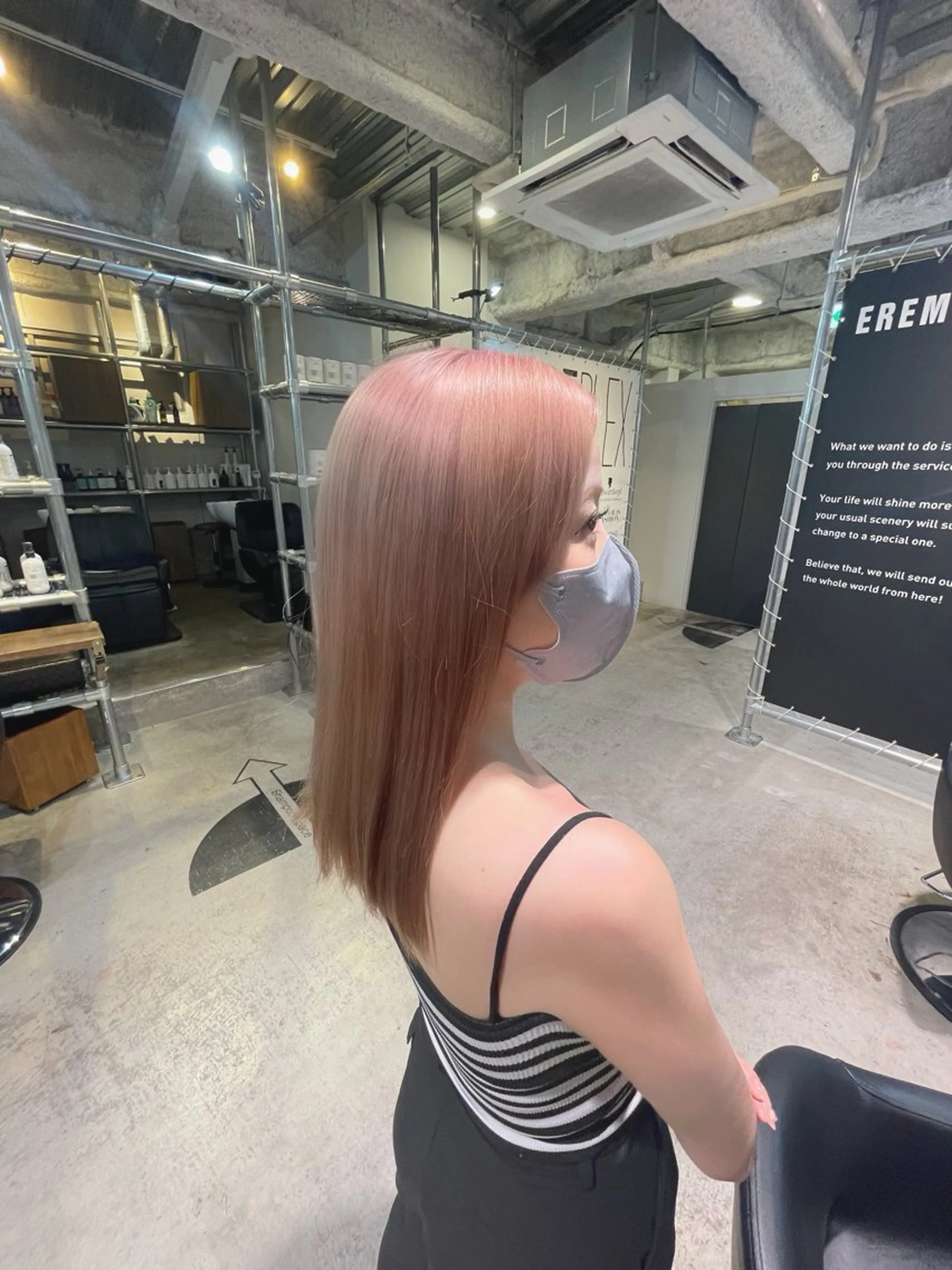 セミロング カラー Ameri 新宿所属・新宿/透明感カラー/ 髪質改善/桜良のヘアスタイル