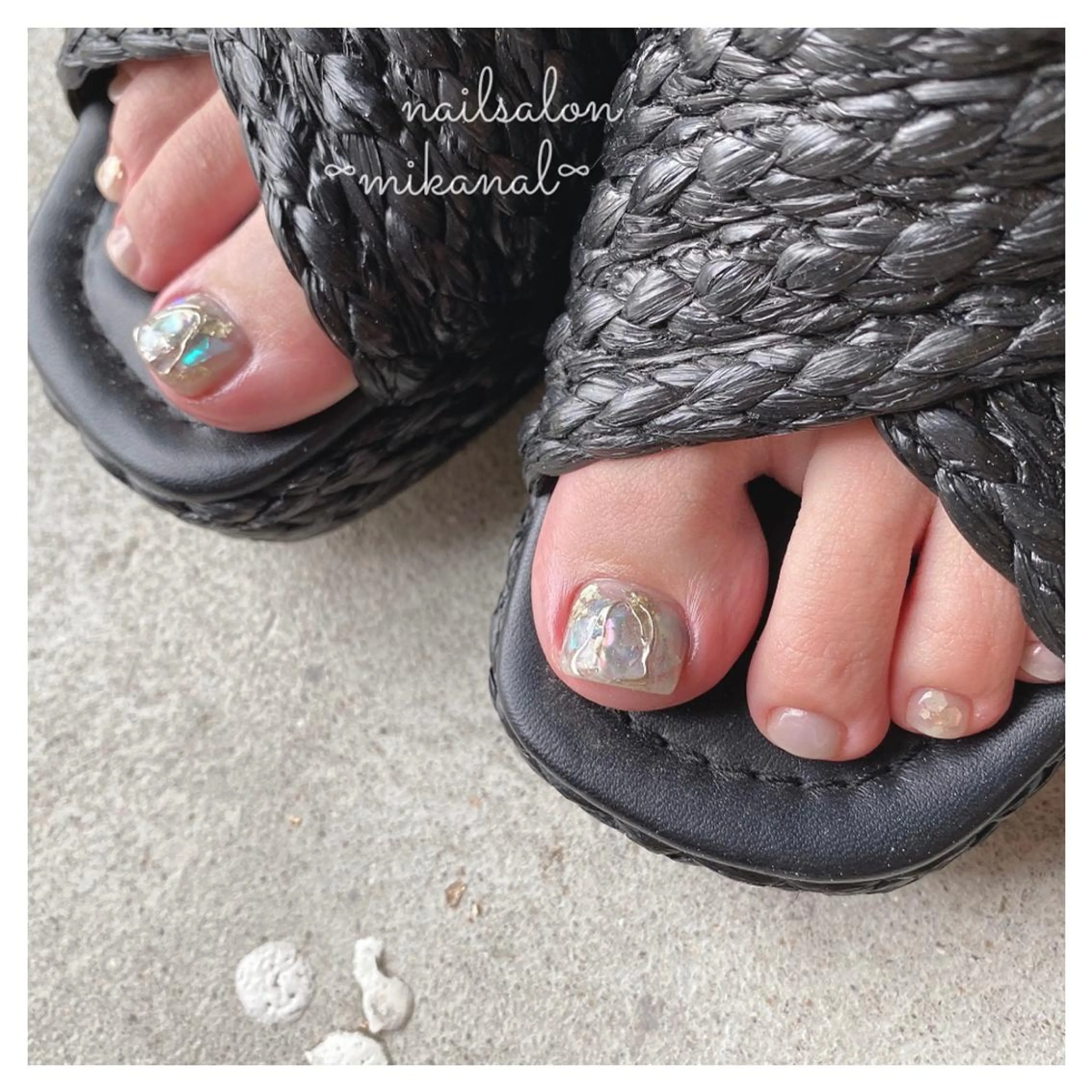 ネイル フットネイル nail salon  ∞ mikanal ∞所属・nailsalon ∞ ﾐｶﾅﾙ ∞のネイルデザイン