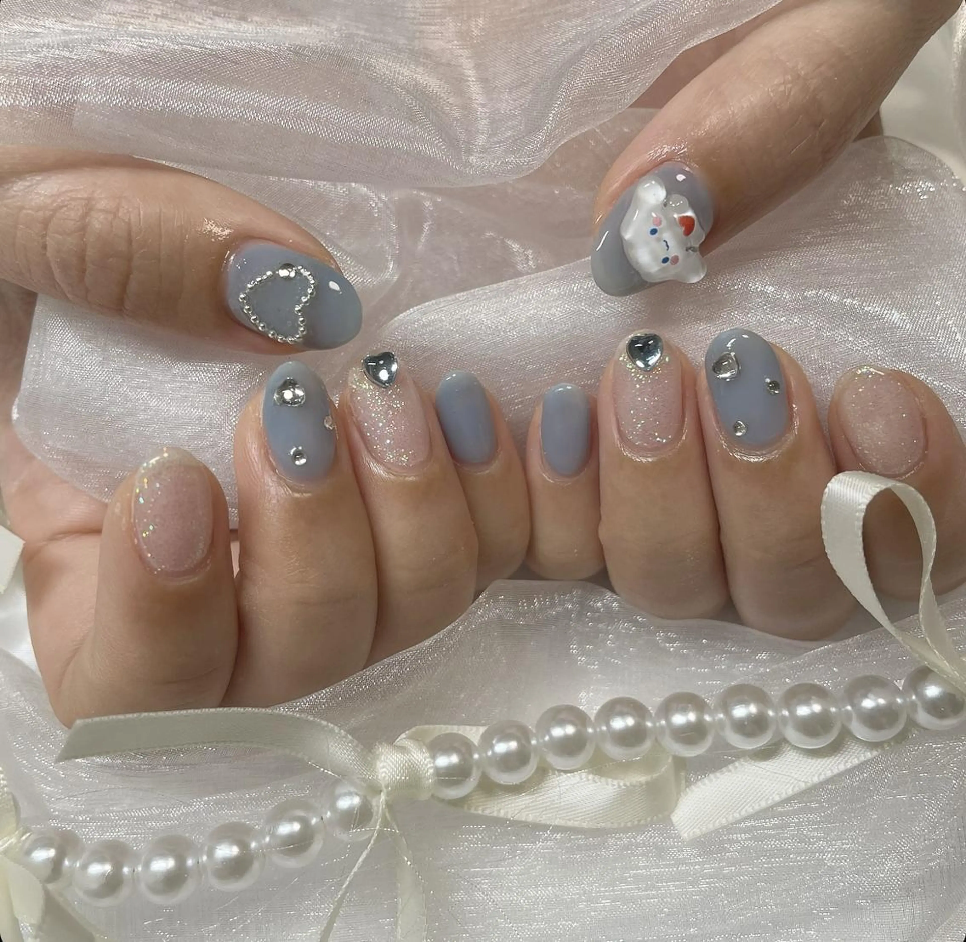 ネイル ジェルネイル 韓国ネイル 持ち込み ワンカラーネイル ワンホンネイル ハンドネイル fiore nail 🦋のネイルデザイン