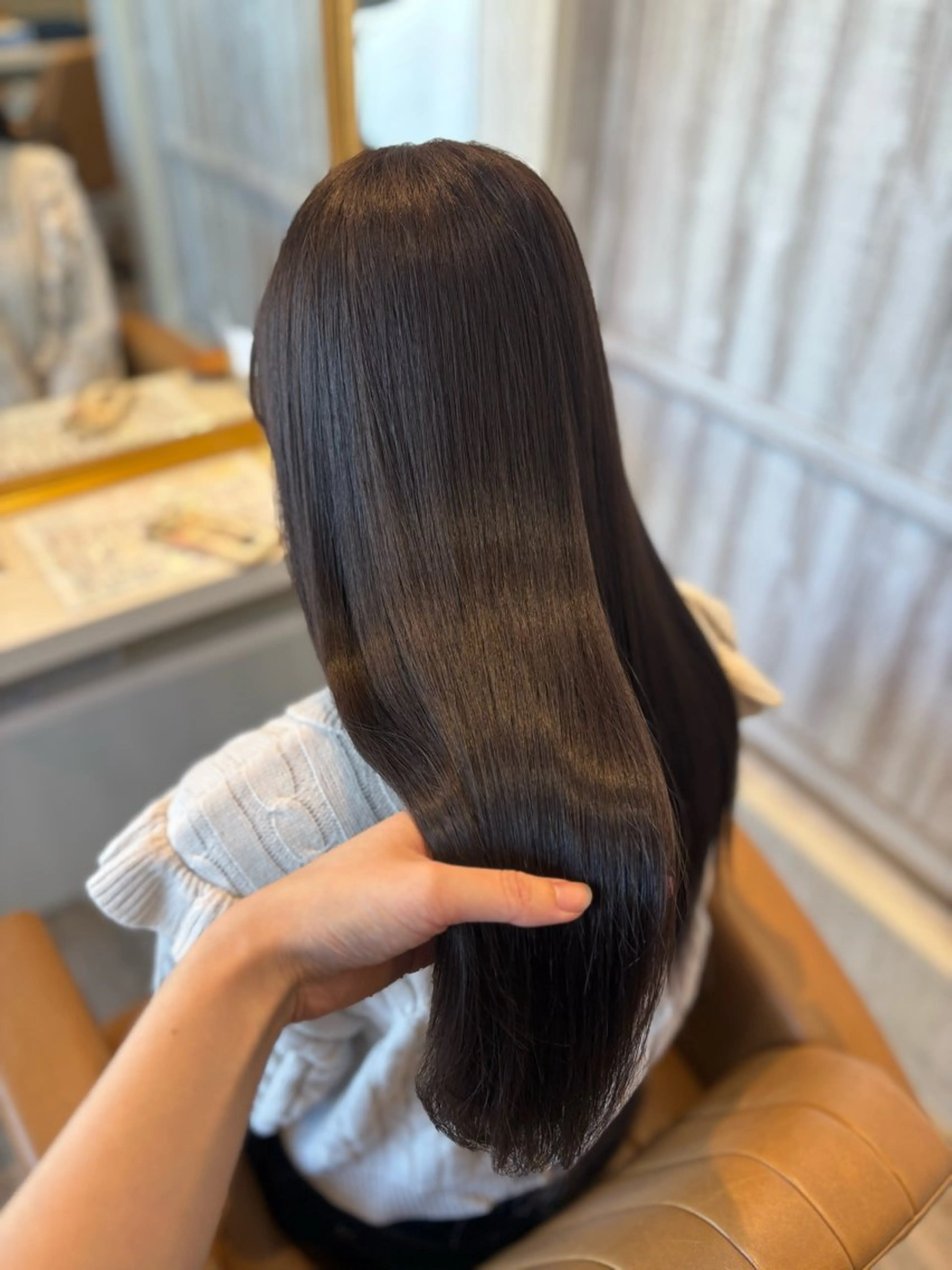 ロング カラー カット ヘアカラー トリートメント yui🥀/ボブ /ブリーチなしカラーのヘアスタイル