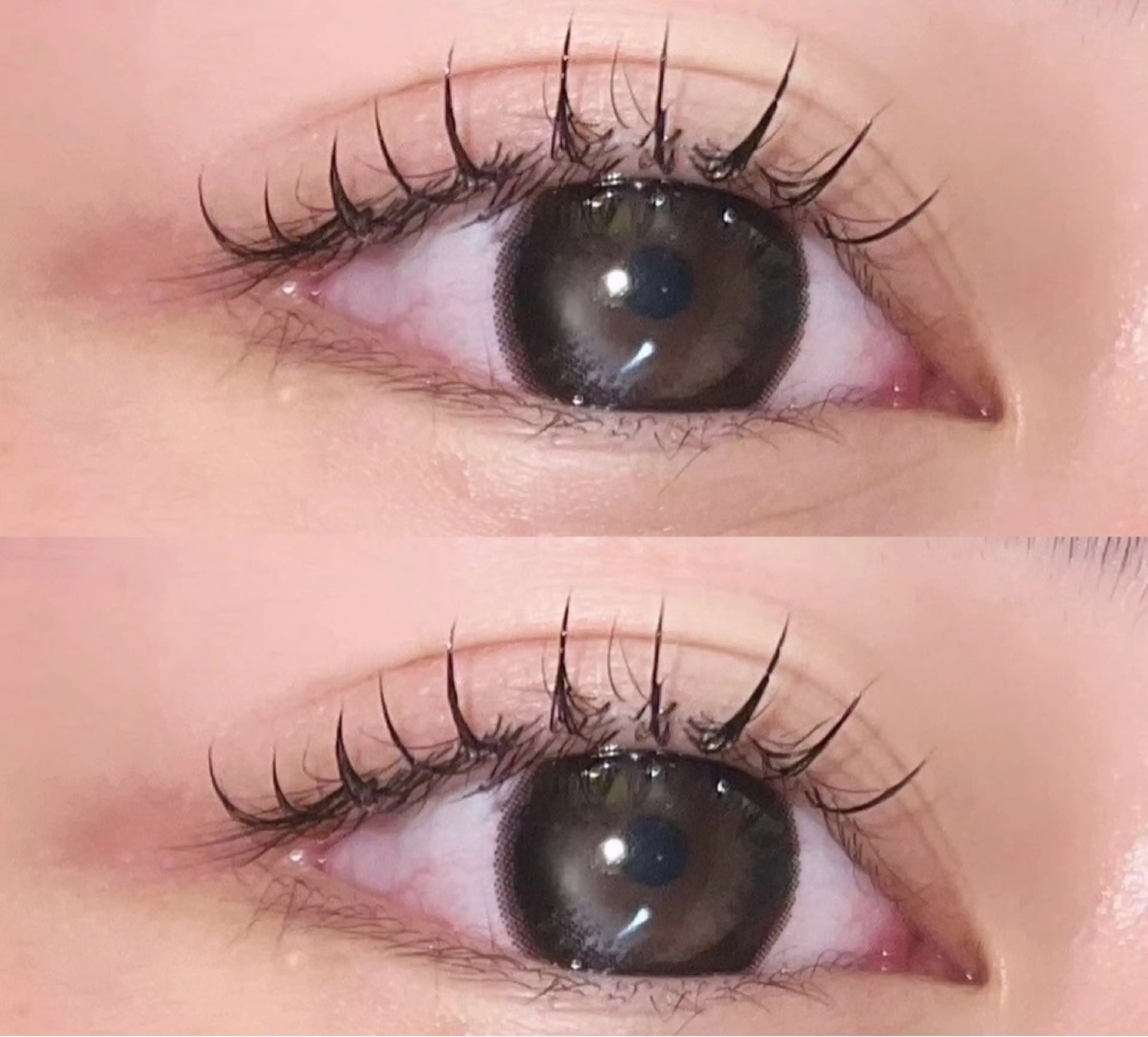 マツエク・マツパ まつげパーマ eve🐰束間まつ毛 /透明感カラーのヘアスタイル