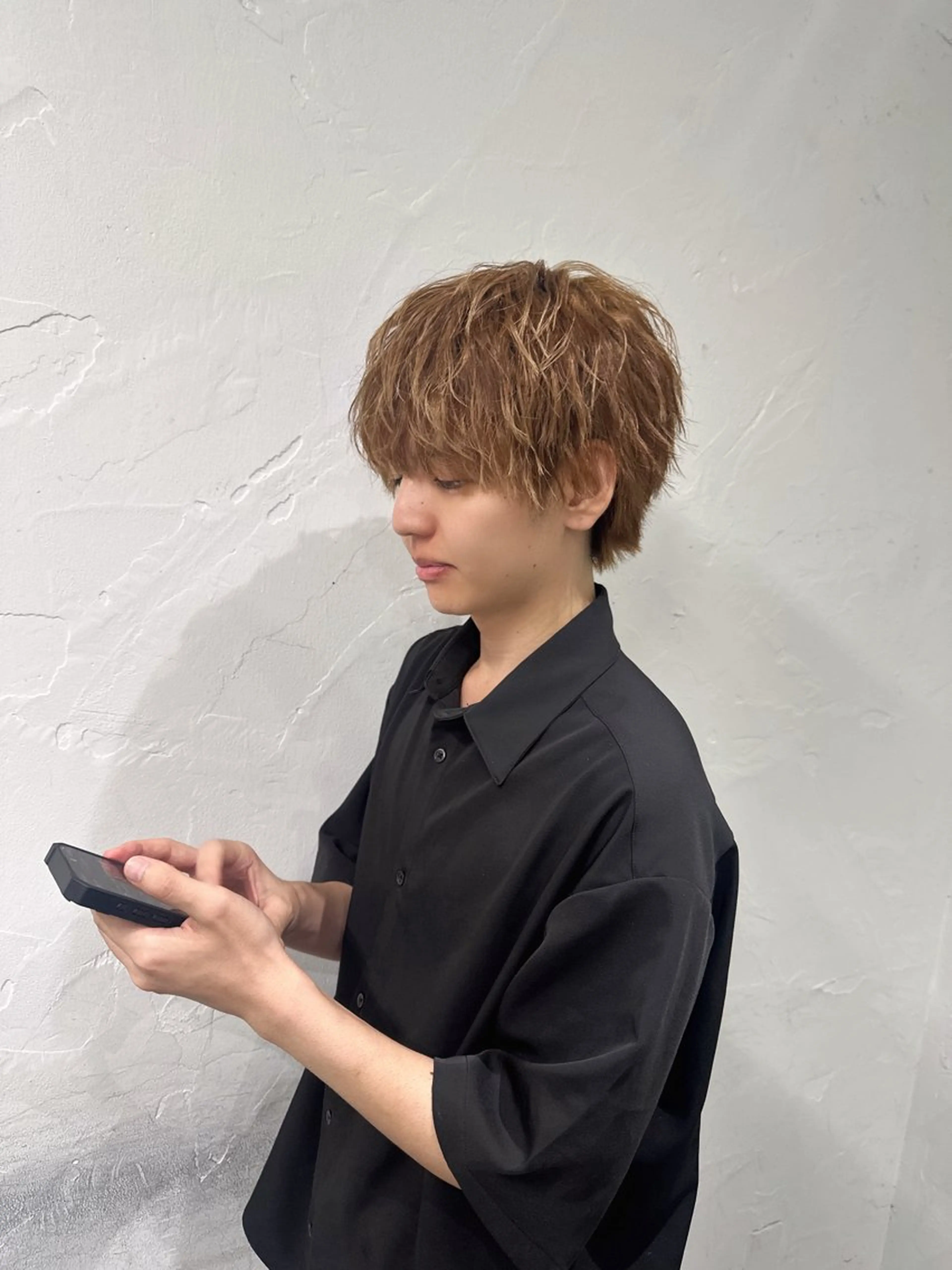 ショート パーマ メンズ ウルフカット指名 No. 1橘しゅうとのヘアスタイル